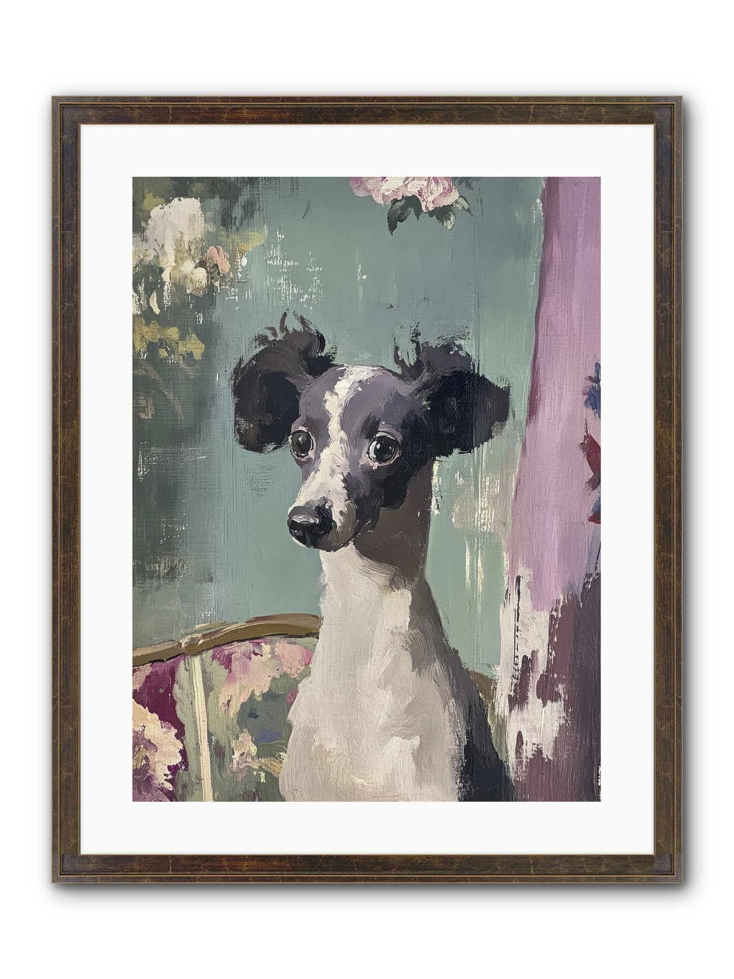 Her Magnificent Self Framed Print - Slimwoods Black/Gold 18x24