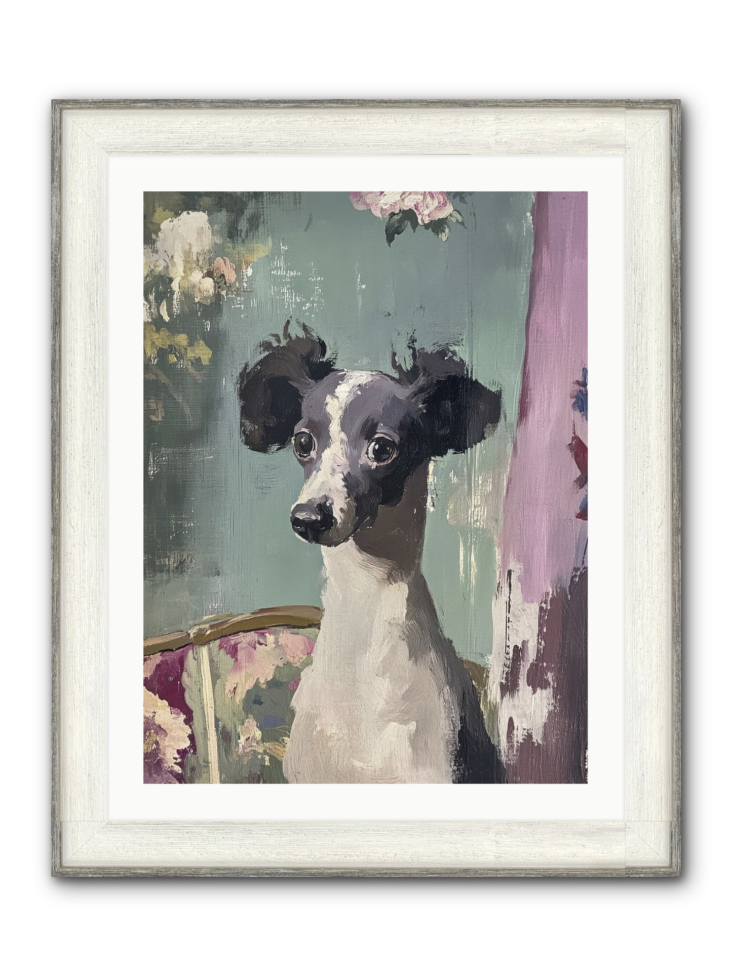 Her Magnificent Self Framed Print - Driftwood White 24x32