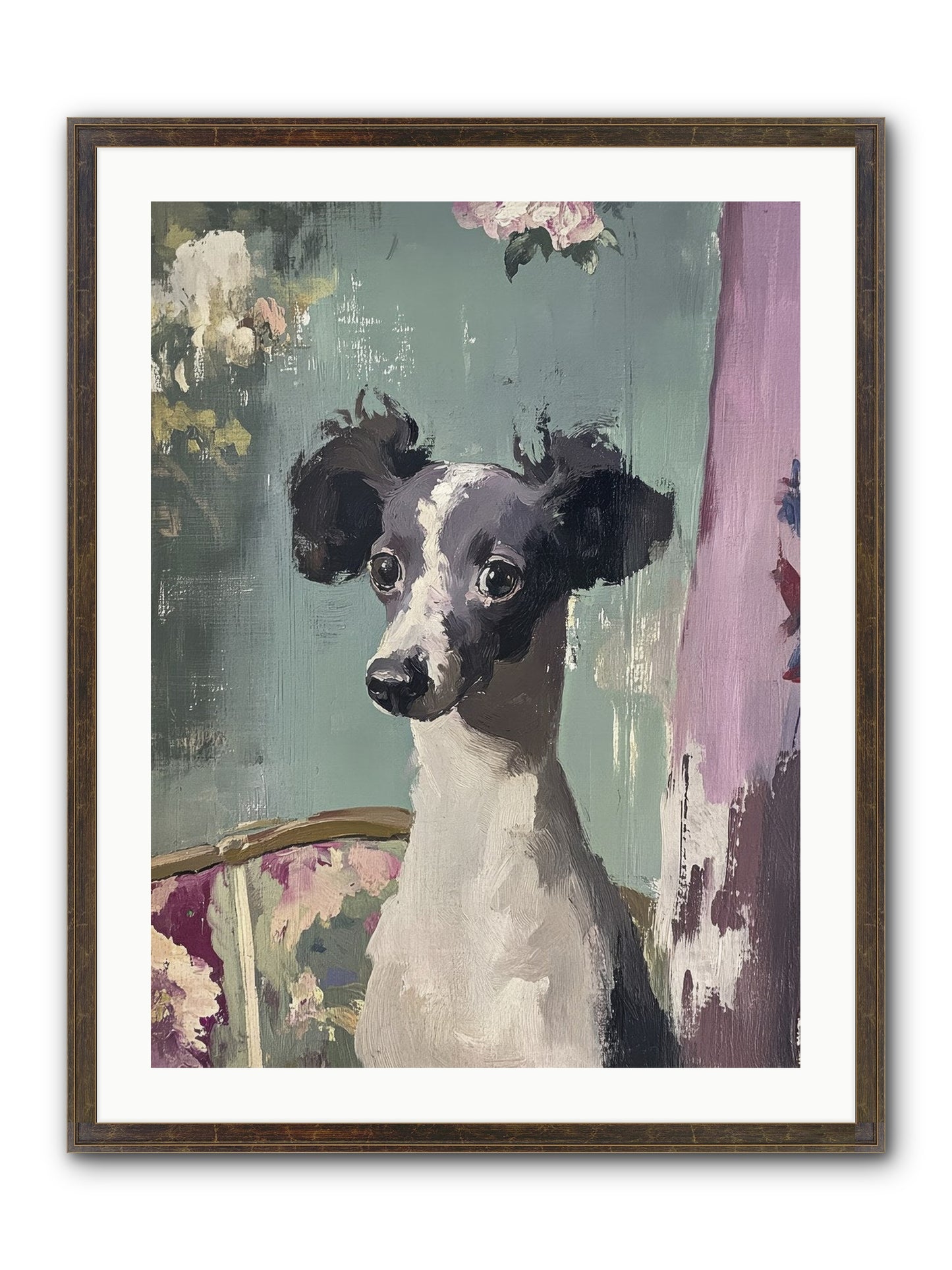 Her Magnificent Self Framed Print - Slimwoods Black/Gold 24x32
