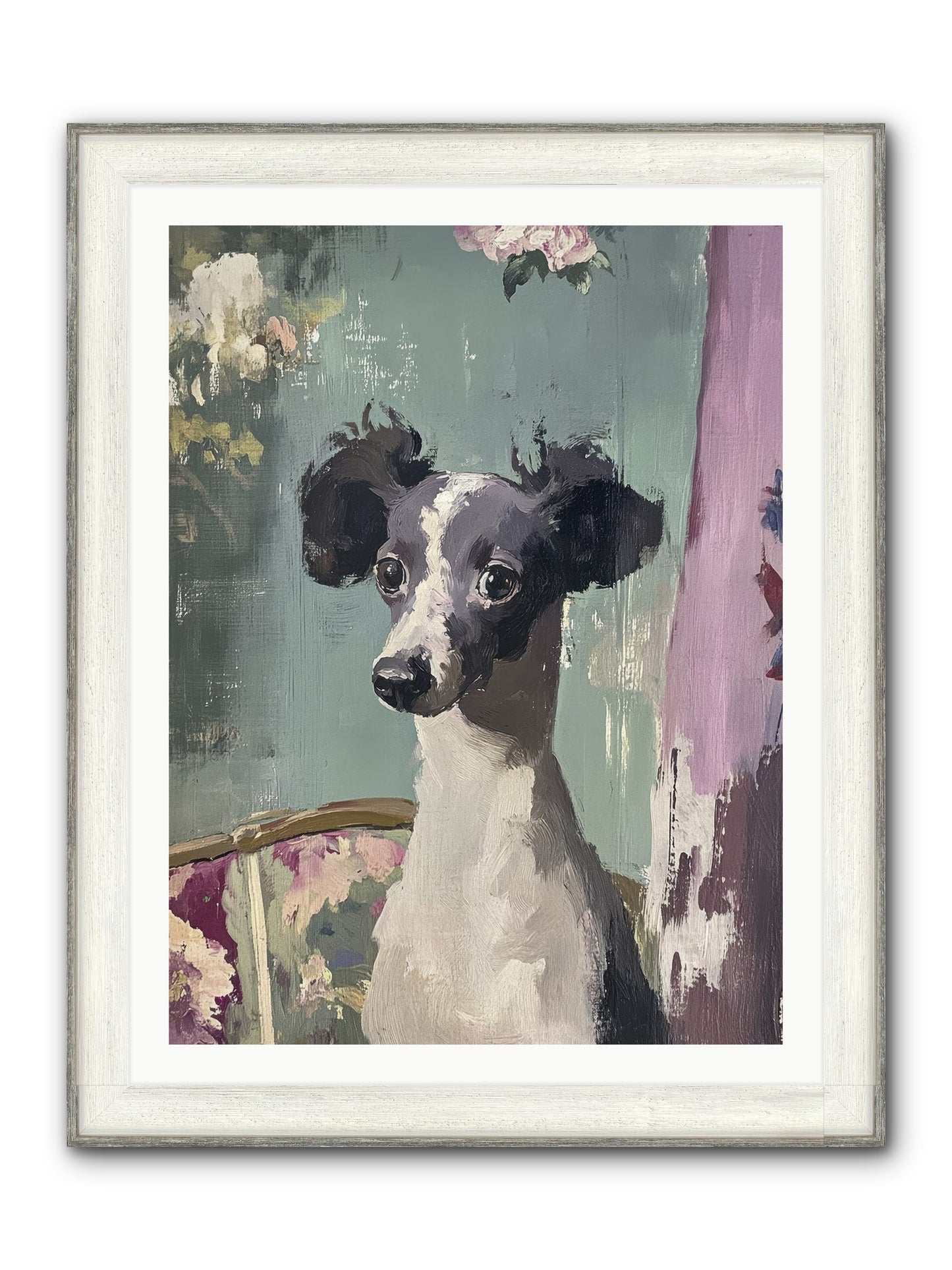 Her Magnificent Self Framed Print - Driftwood White 30x40