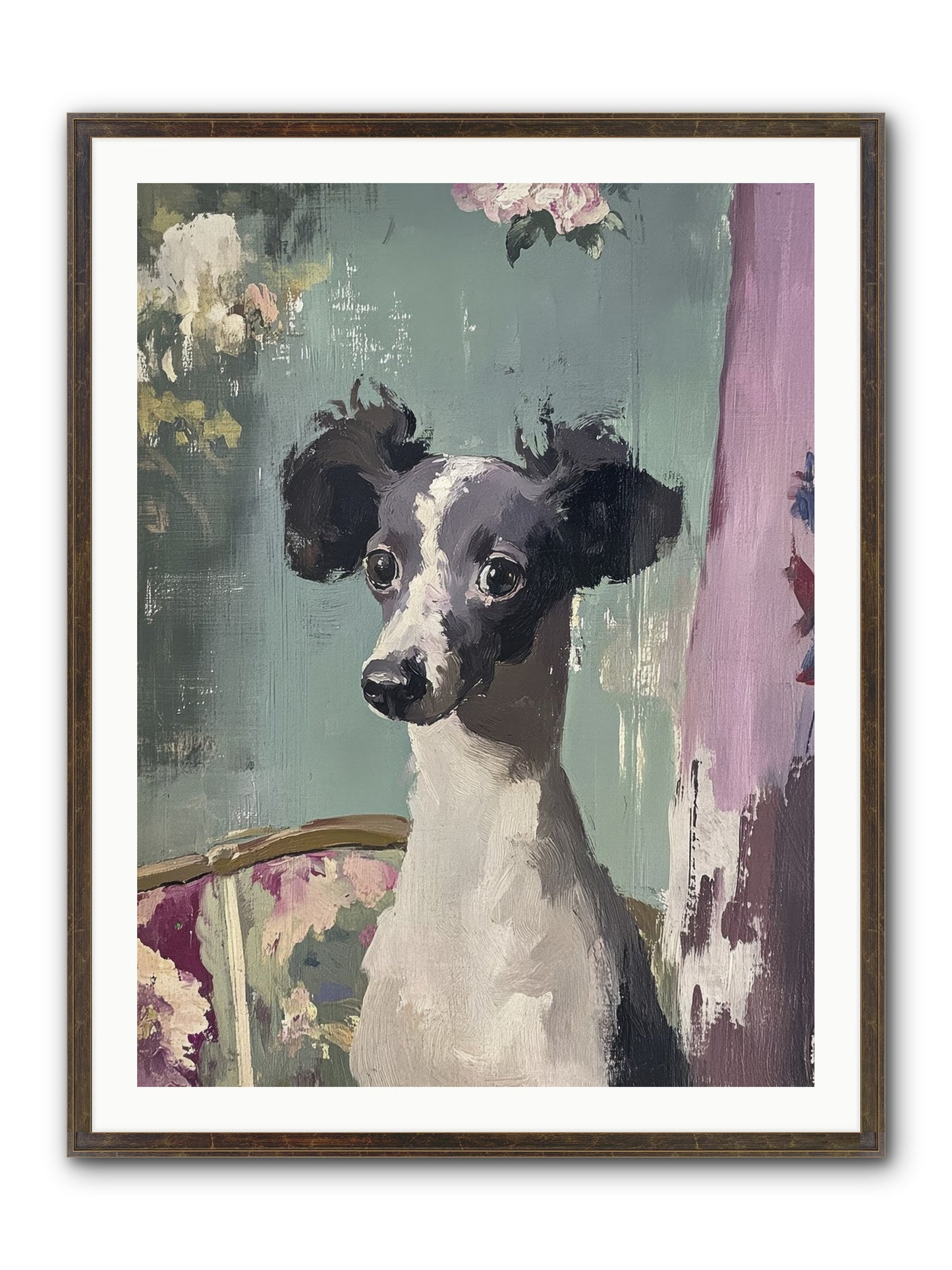 Her Magnificent Self Framed Print - Slimwoods Black/Gold 30x40
