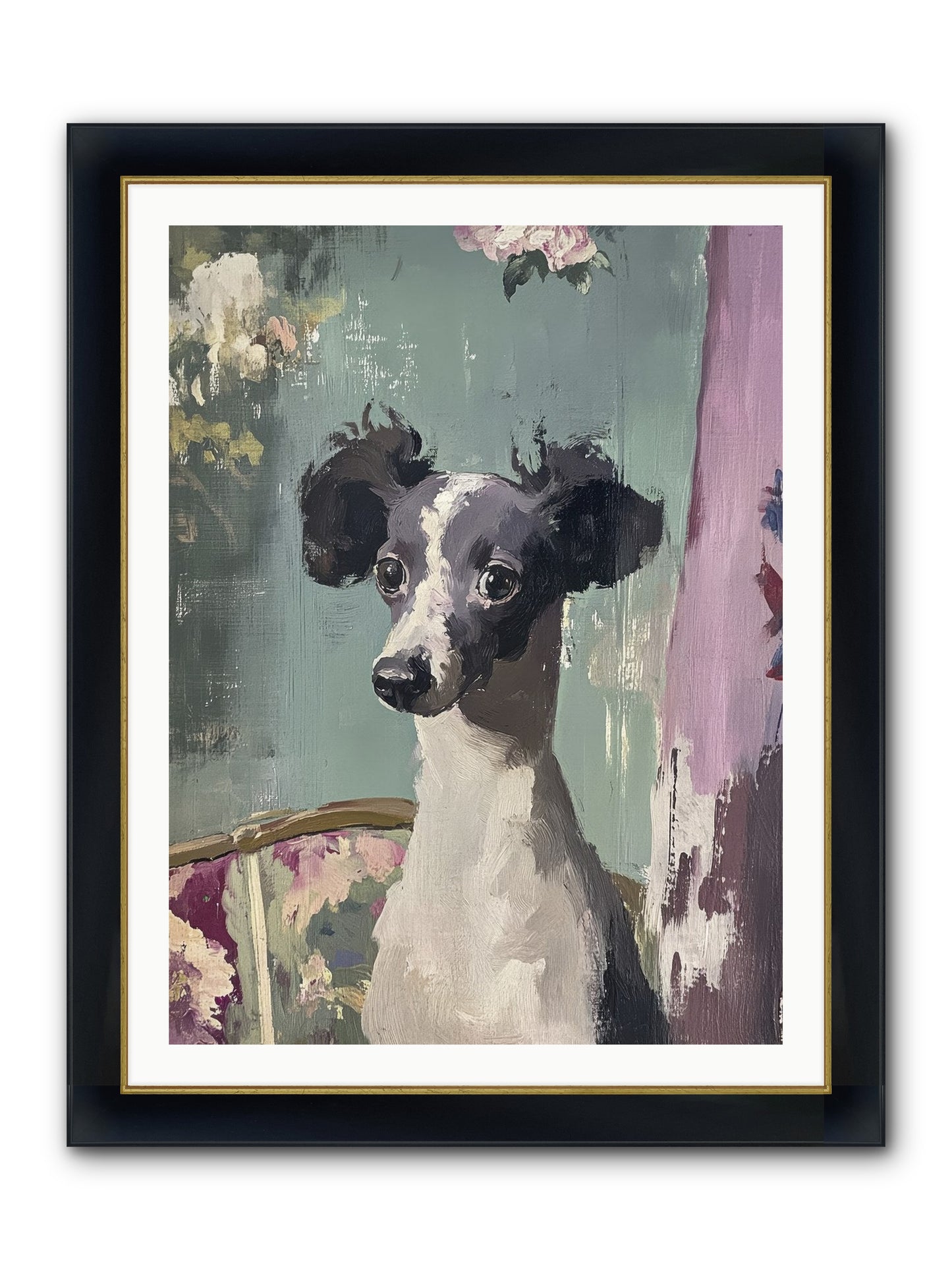 Her Magnificent Self Framed Print - Wide Black w/Gold 30x40