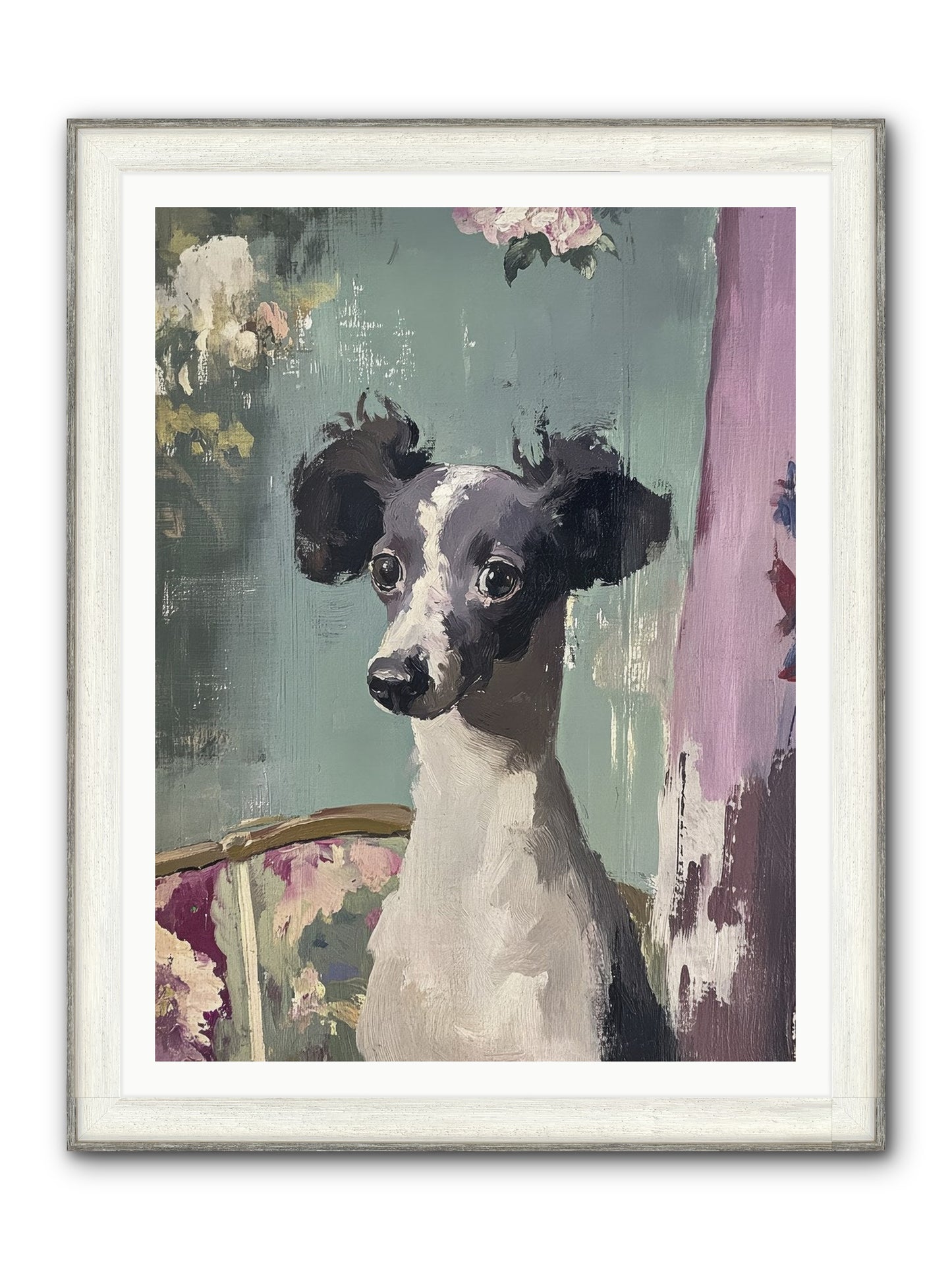 Her Magnificent Self Framed Print - Driftwood White 36x48