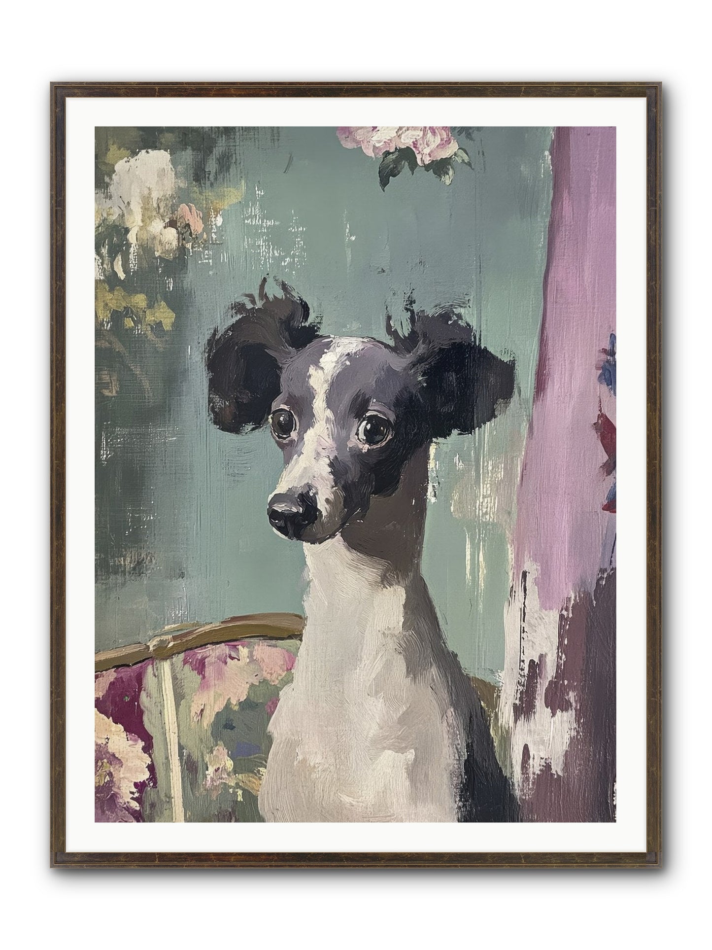Her Magnificent Self Framed Print - Slimwoods Black/Gold 36x48