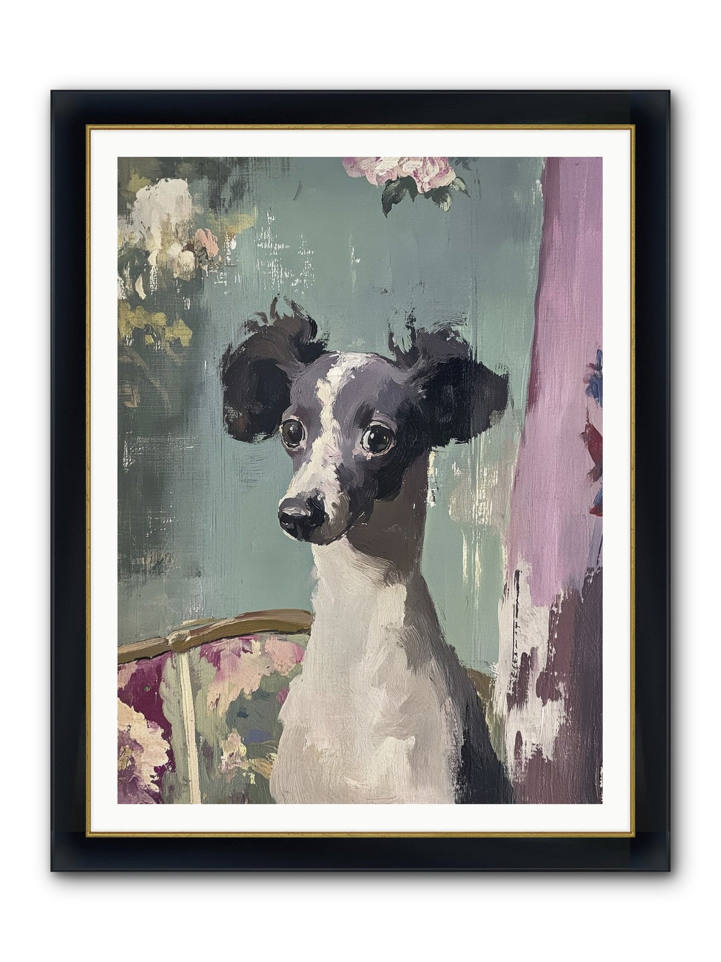 Her Magnificent Self Framed Print - Wide Black w/Gold 36x48