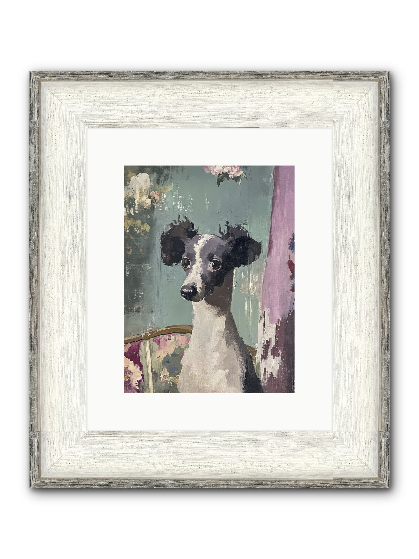 Her Magnificent Self Framed Print - Driftwood White 9x12