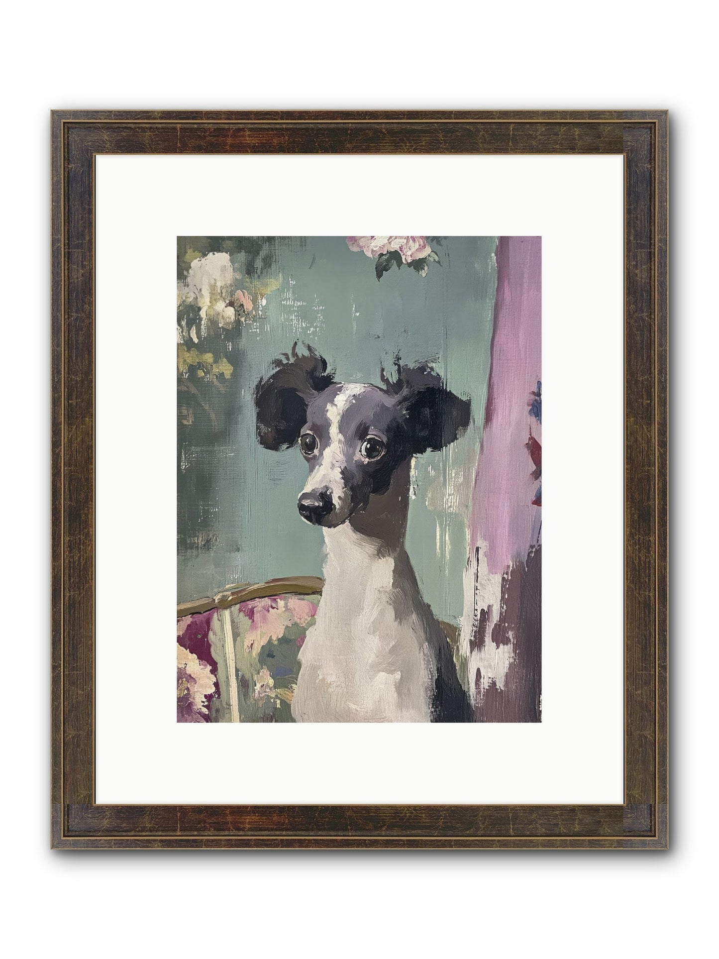 Her Magnificent Self Framed Print - Slimwoods Black/Gold 9x12