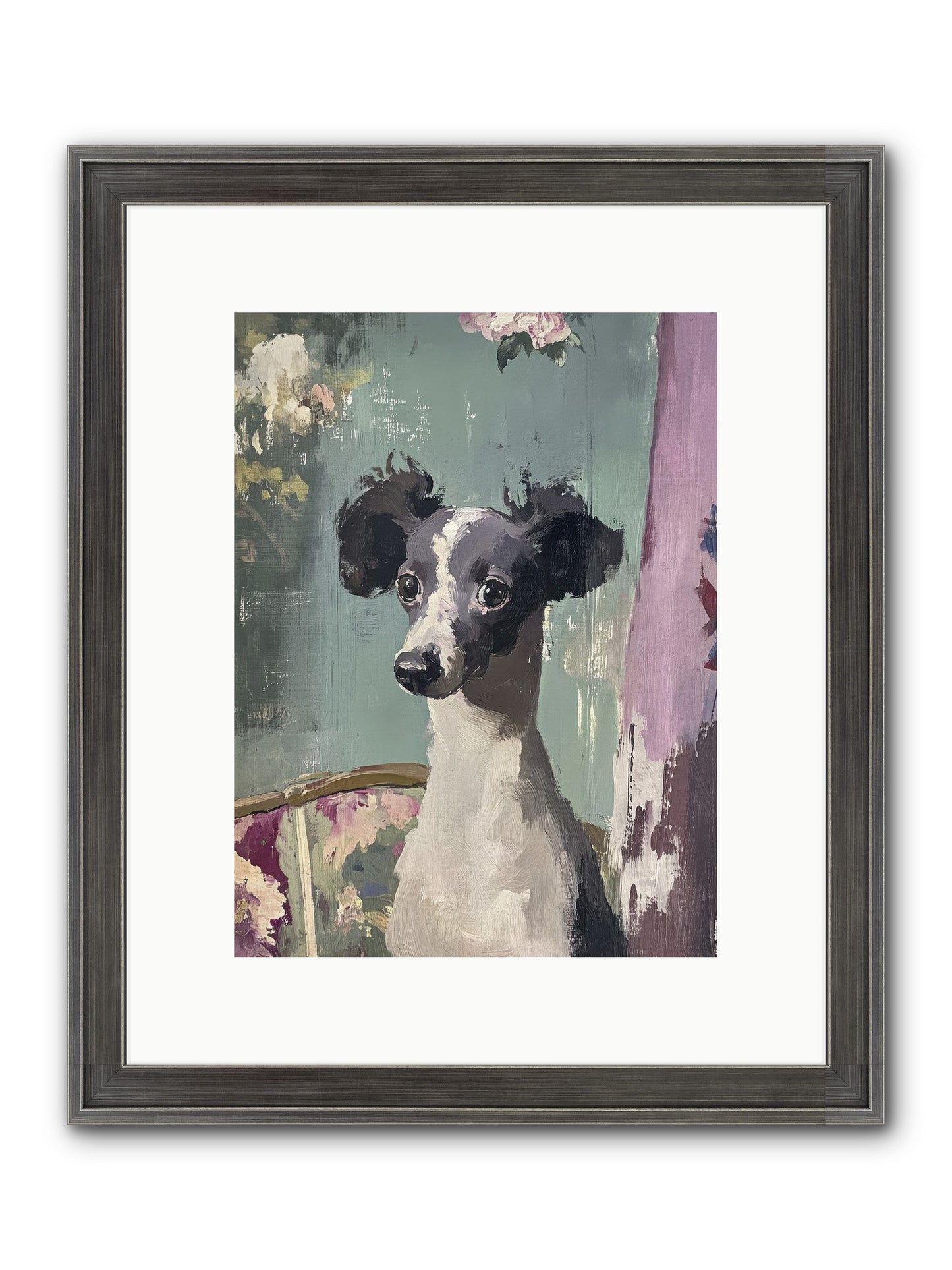 Her Magnificent Self Framed Print - Slimwoods Black/Silver 9x12