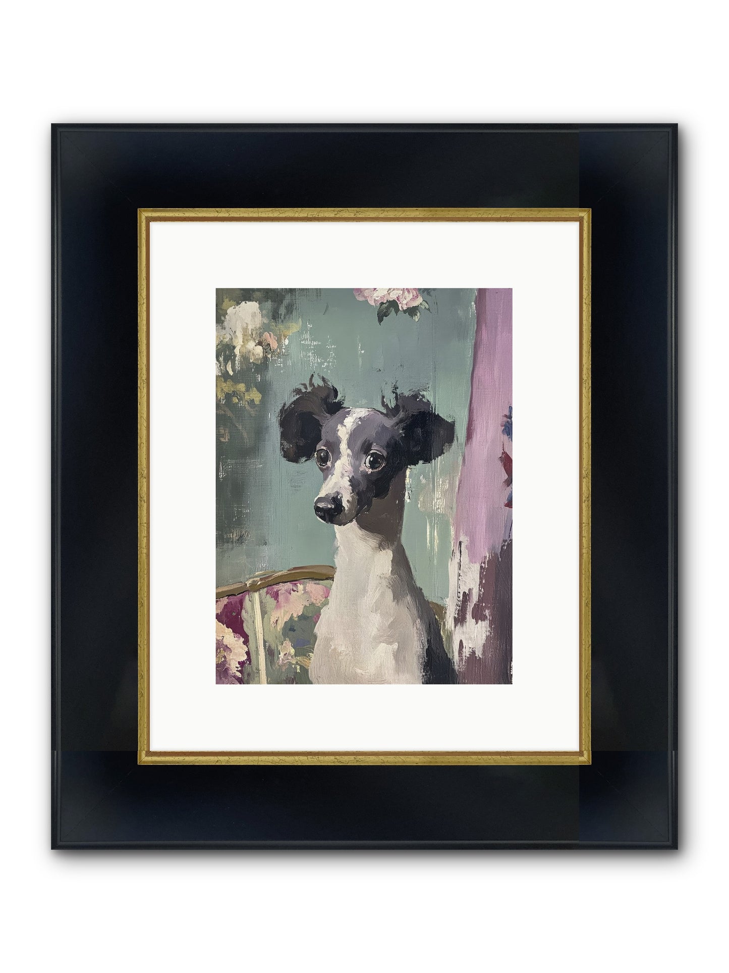 Her Magnificent Self Framed Print - Wide Black w/Gold 9x12