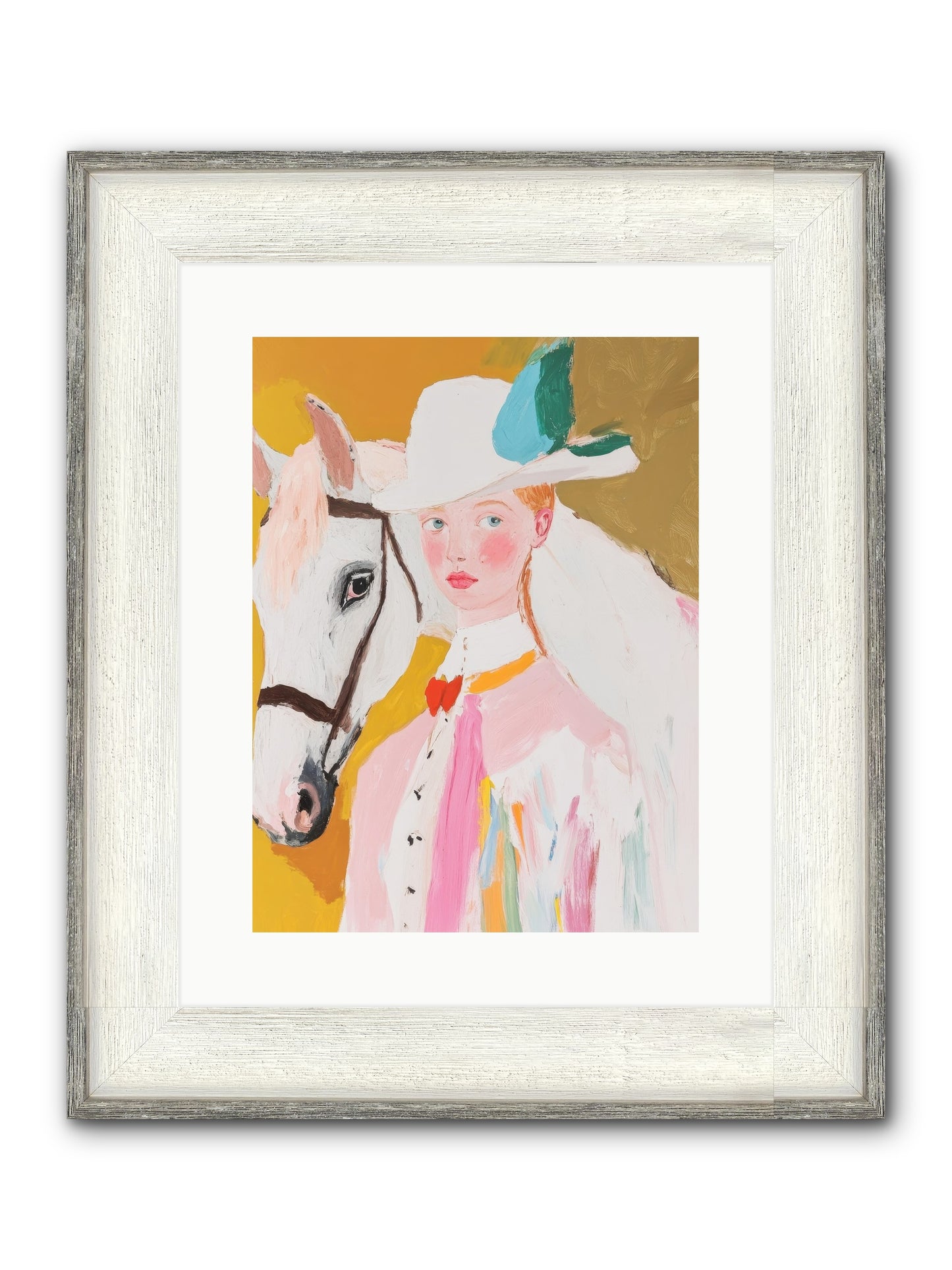 Hero's Return Framed Print - Driftwood White 12x16