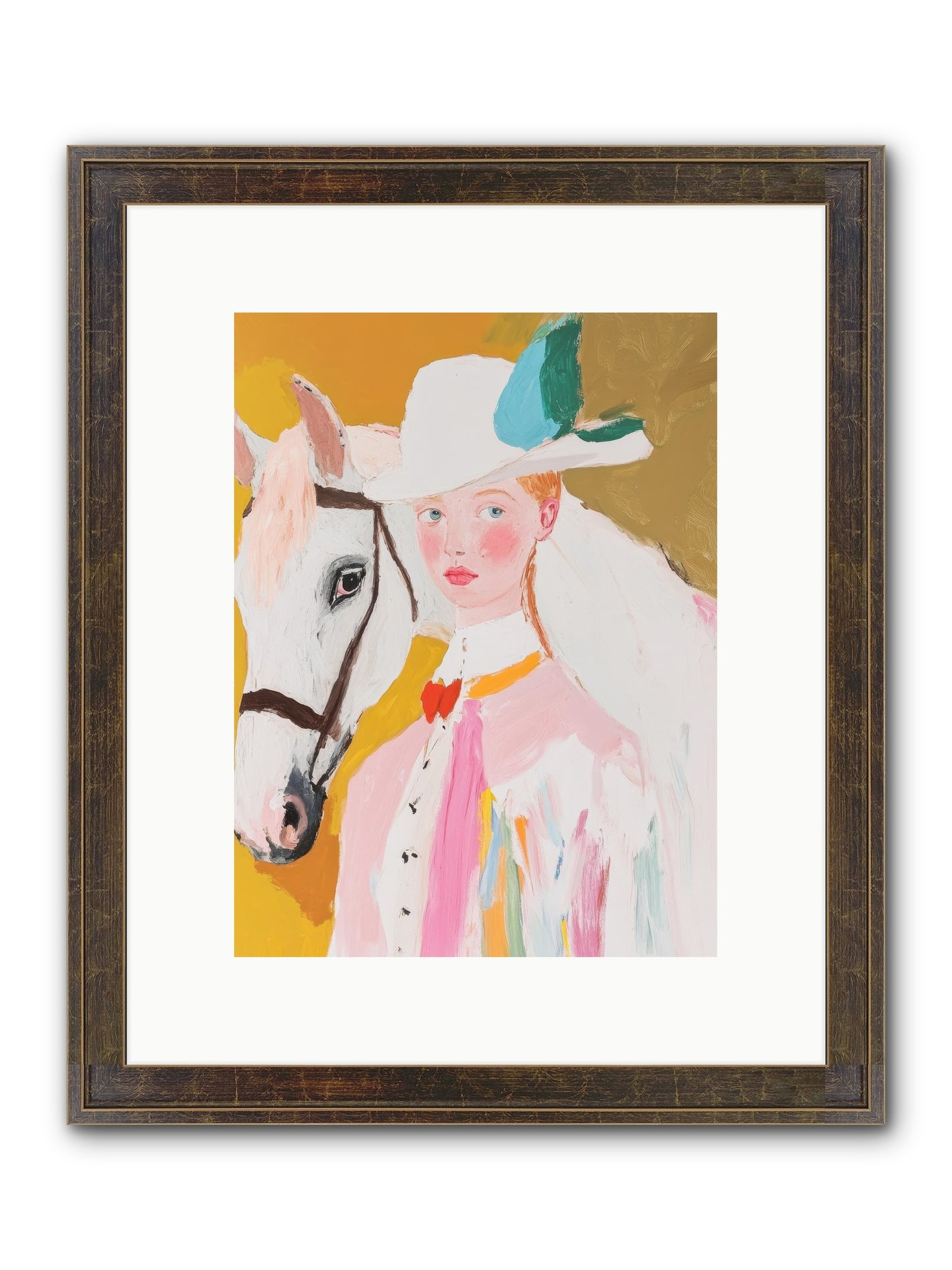 Hero's Return Framed Print - Slimwoods Black/Gold 9x12