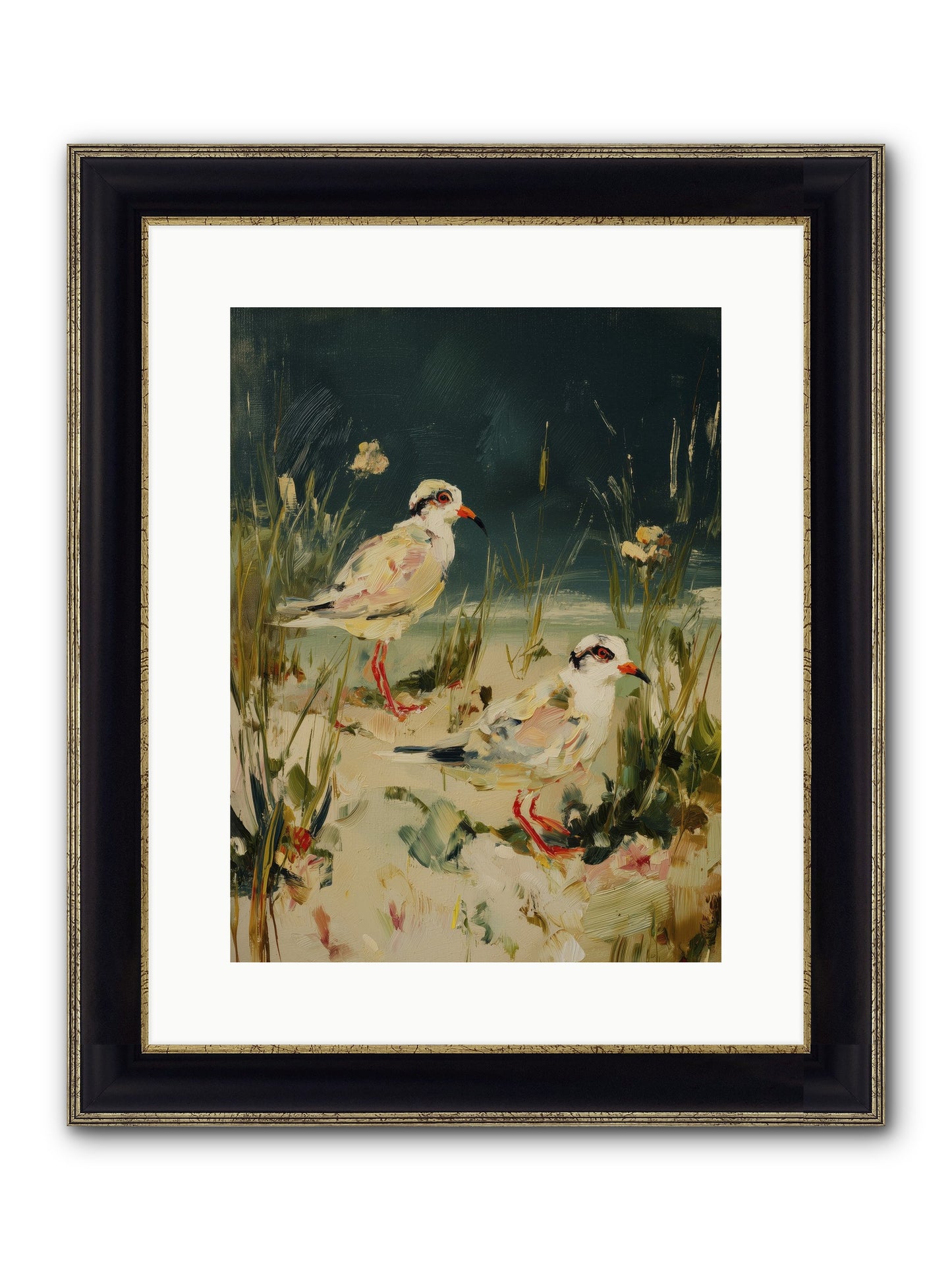 Hidden Treasure Framed Print - Black & Gold 12x16