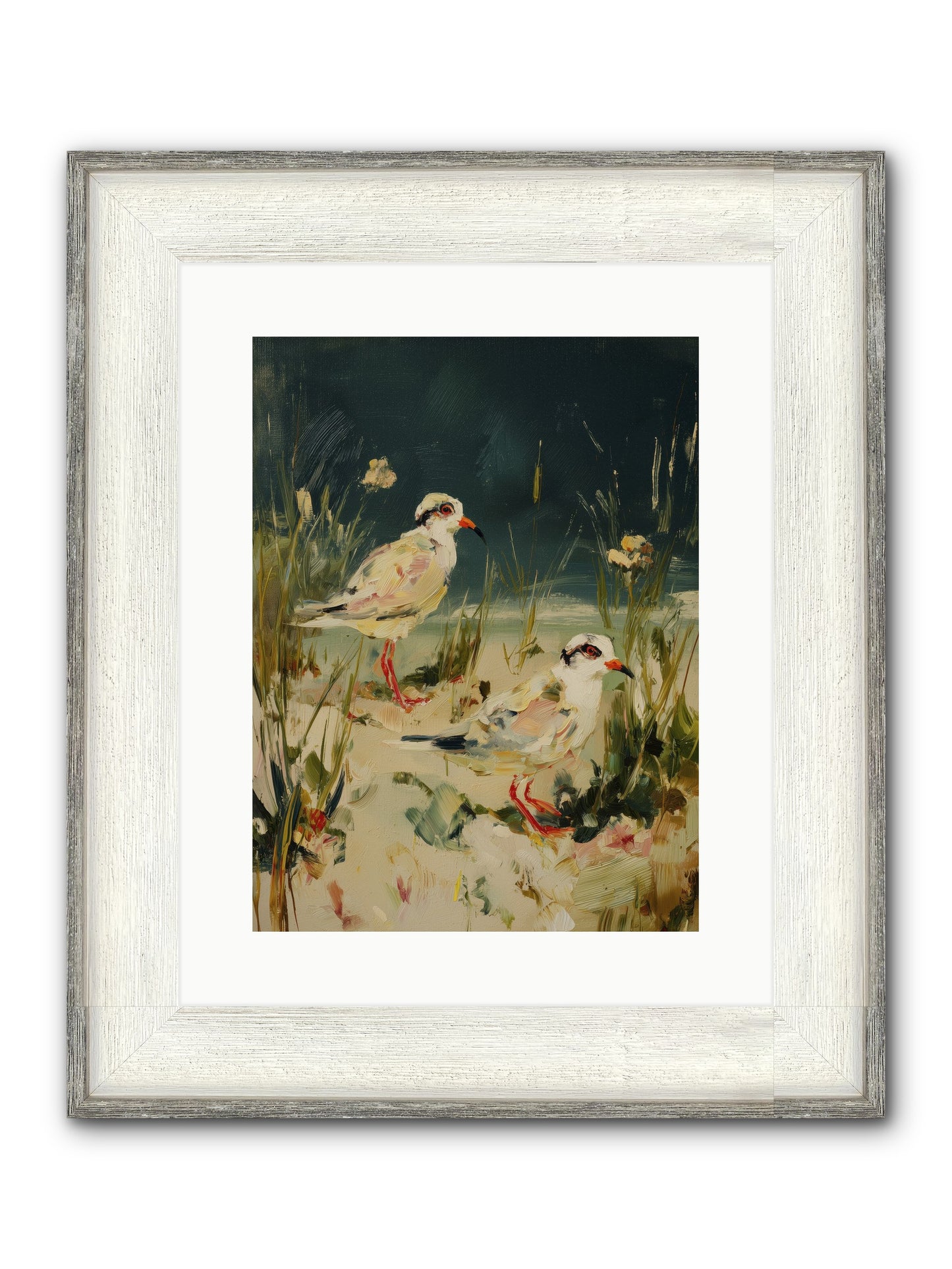Hidden Treasure Framed Print - Driftwood White 12x16