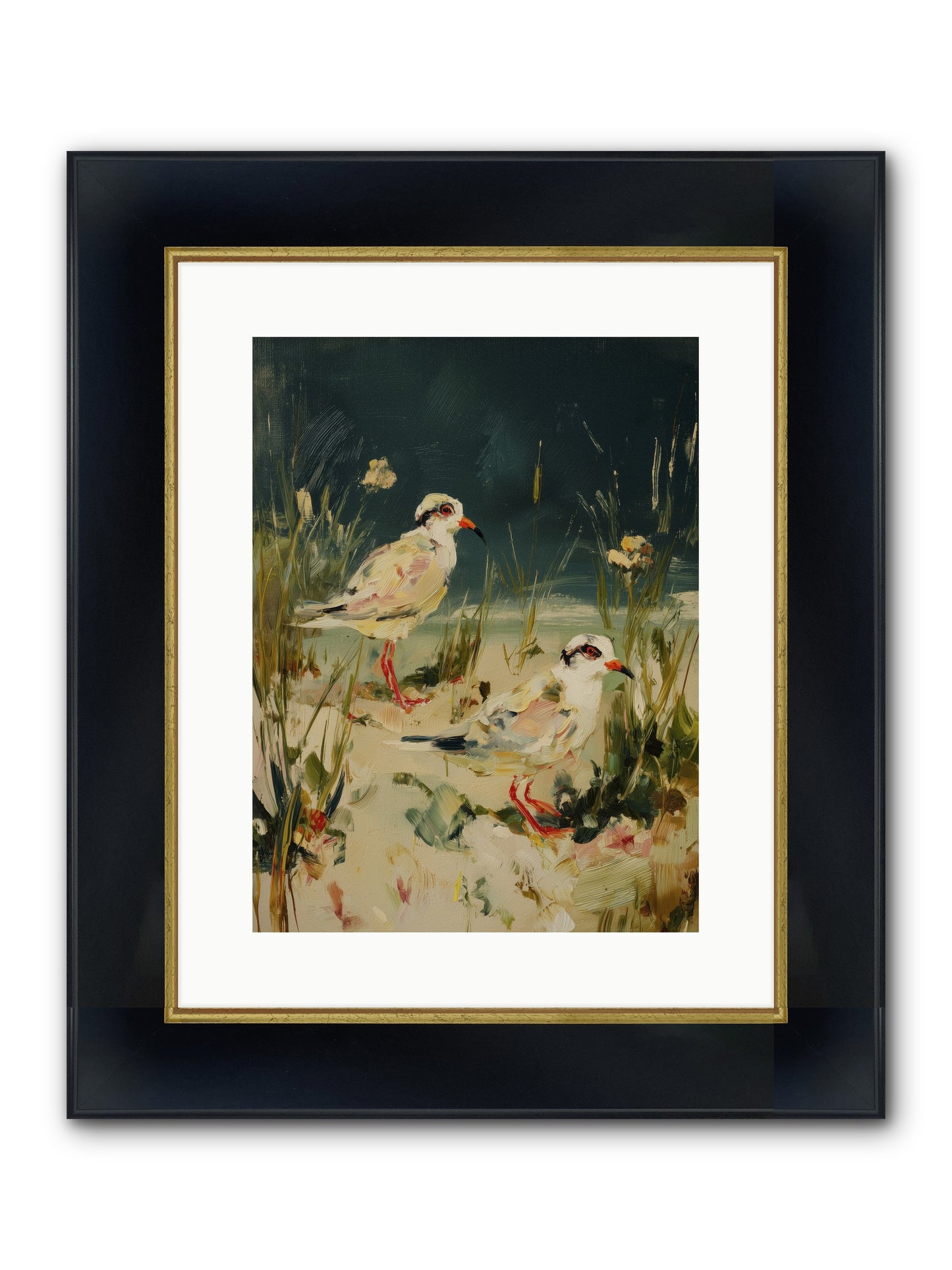 Hidden Treasure Framed Print - Wide Black w/Gold 12x16