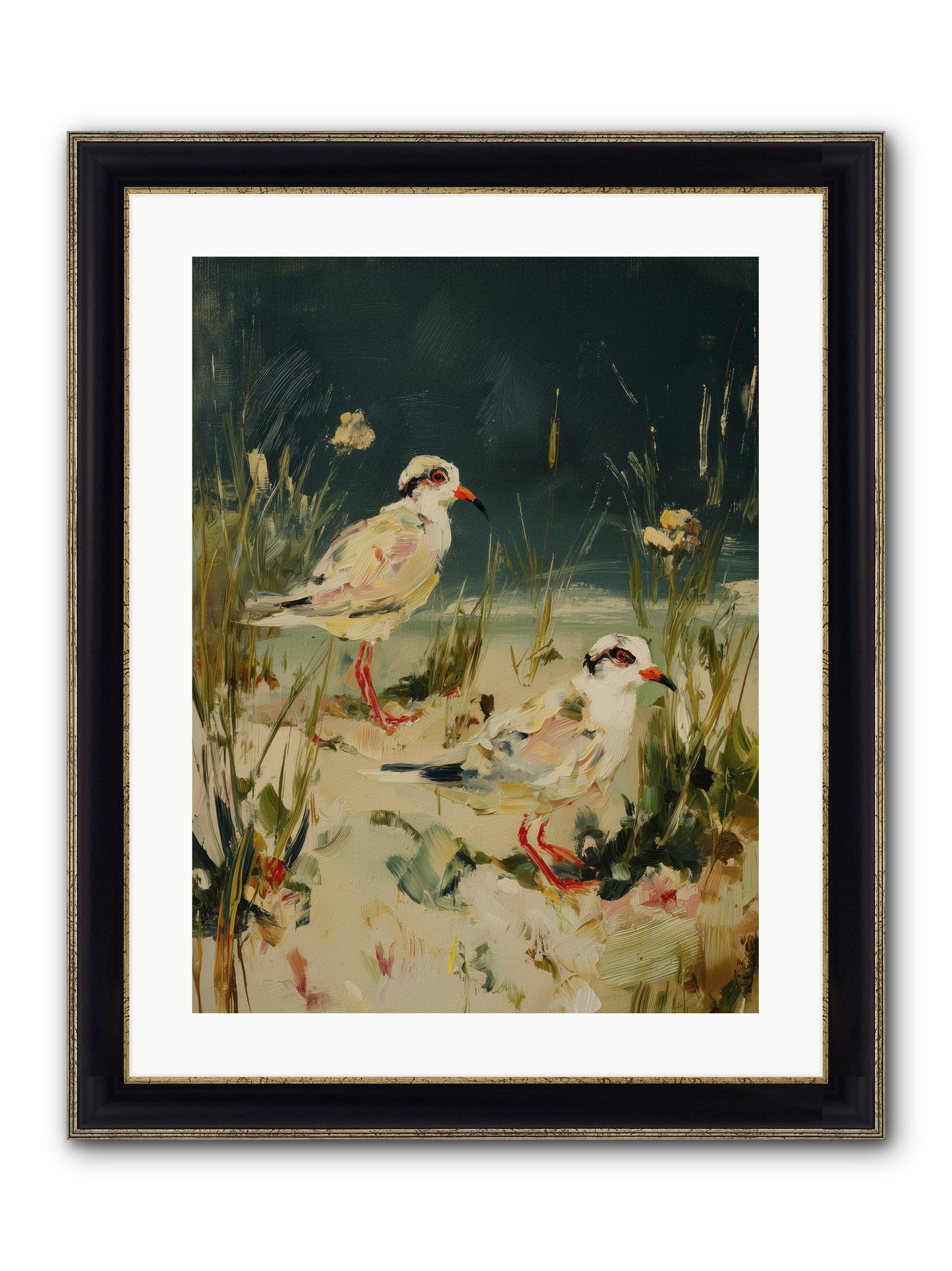Hidden Treasure Framed Print - Black & Gold 18x24