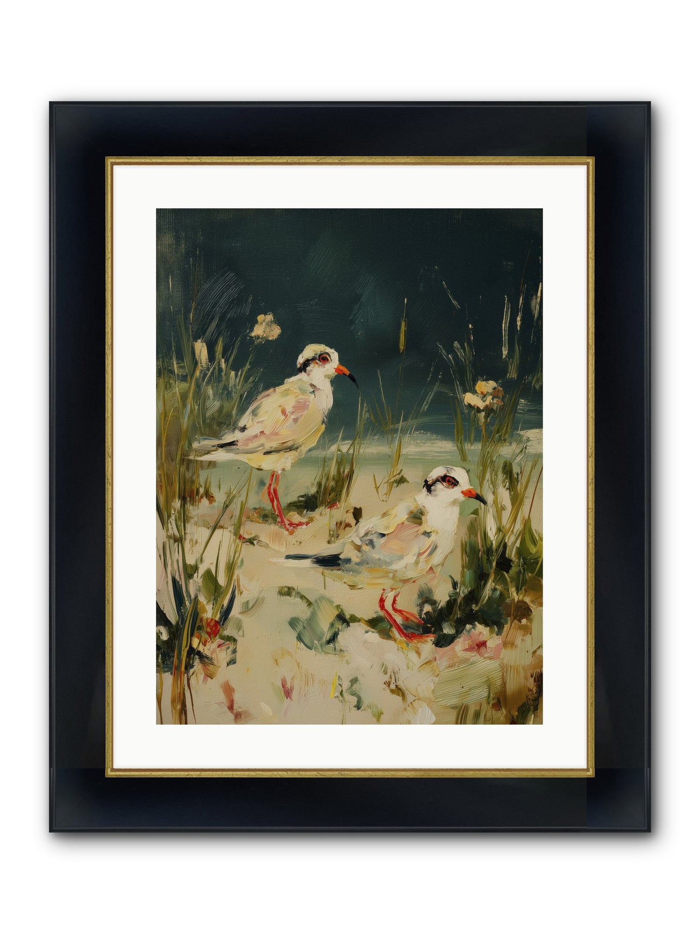 Hidden Treasure Framed Print - Wide Black w/Gold 18x24
