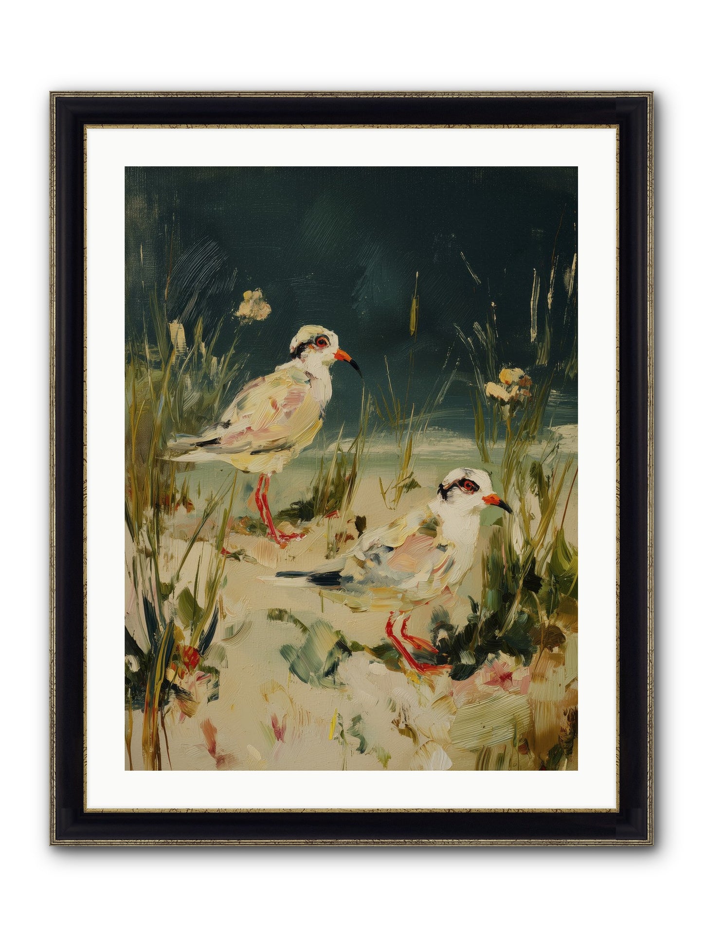 Hidden Treasure Framed Print - Black & Gold 24x32