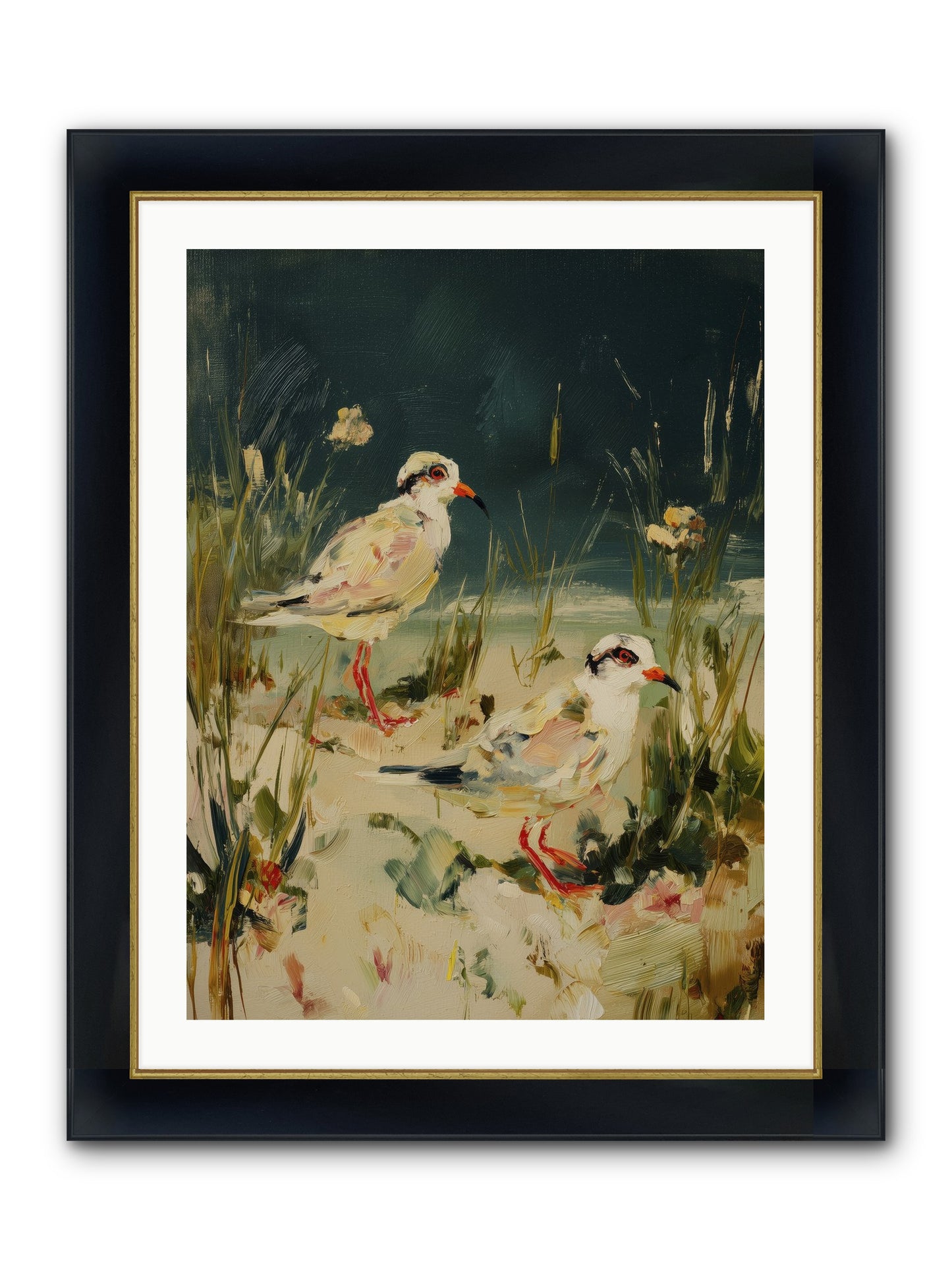 Hidden Treasure Framed Print - Wide Black w/Gold 24x32
