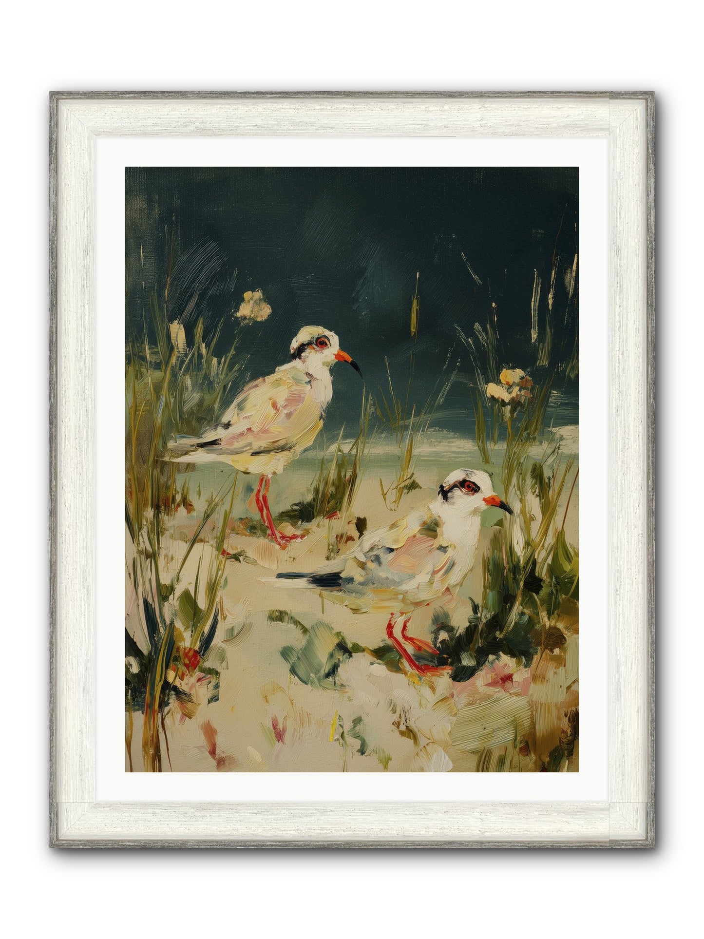 Hidden Treasure Framed Print - Driftwood White 30x40