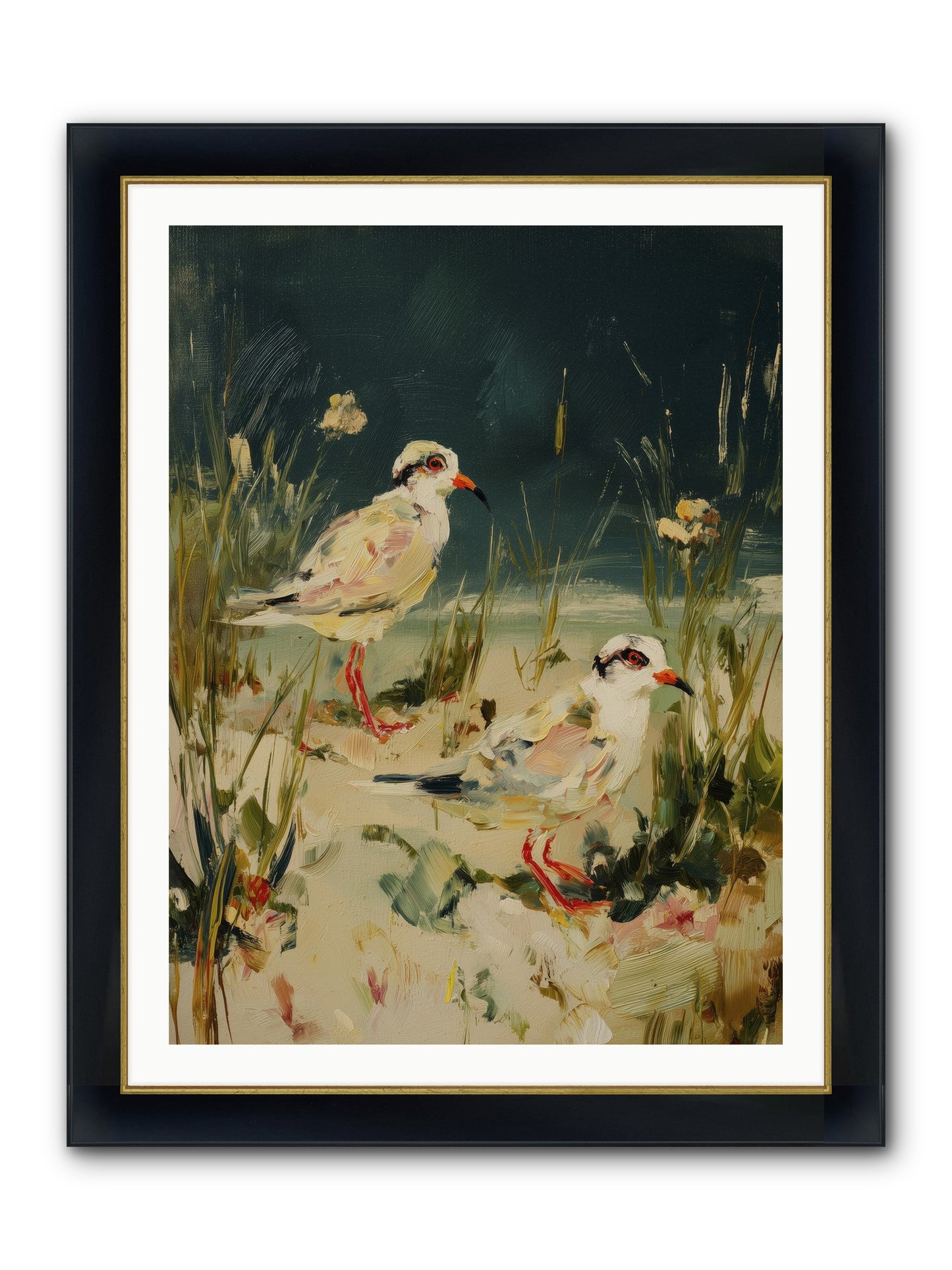Hidden Treasure Framed Print - Wide Black w/Gold 30x40