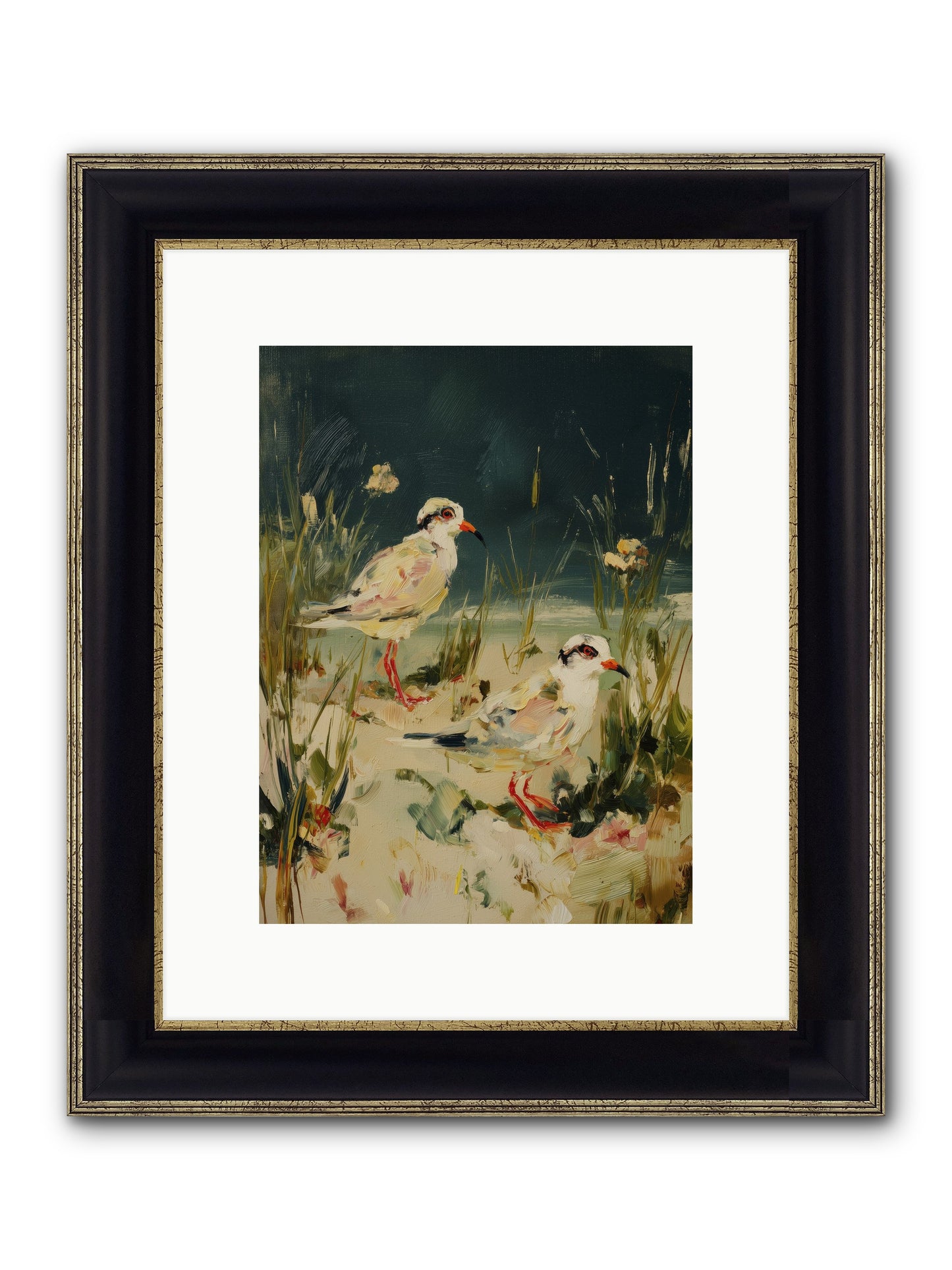 Hidden Treasure Framed Print - Black & Gold 9x12