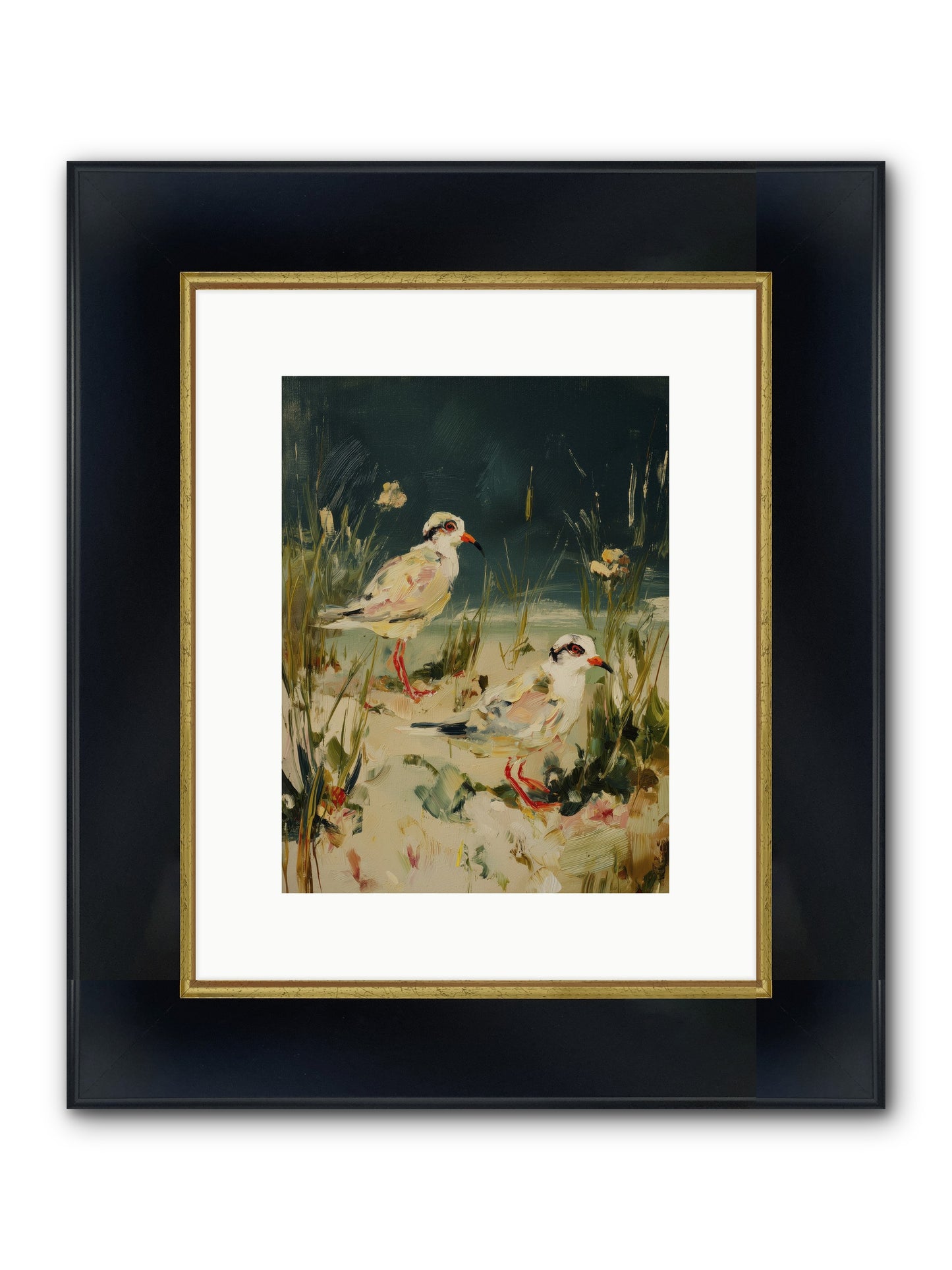 Hidden Treasure Framed Print - Wide Black w/Gold 9x12