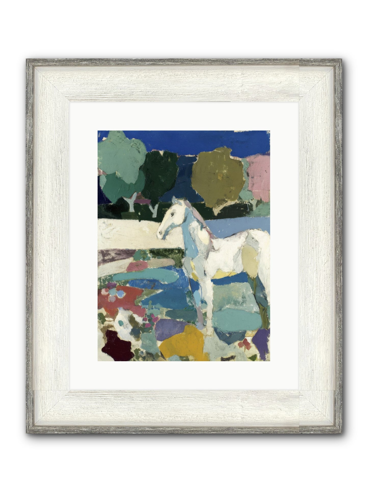 Hidden Valley Framed Print - Driftwood White 12x16