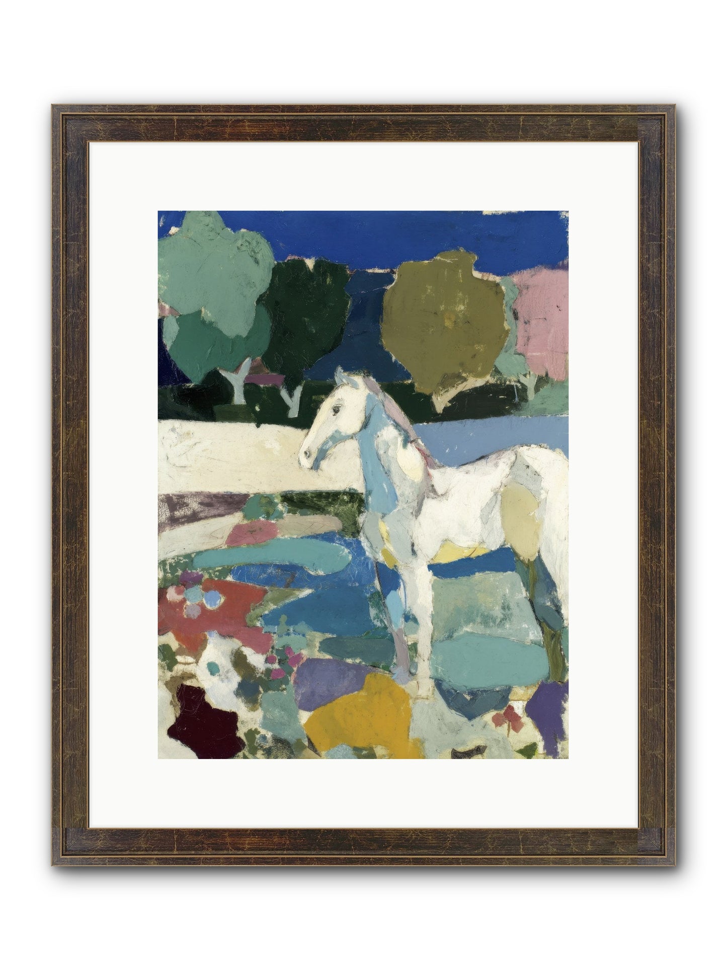 Hidden Valley Framed Print - Slimwoods Black/Gold 12x16