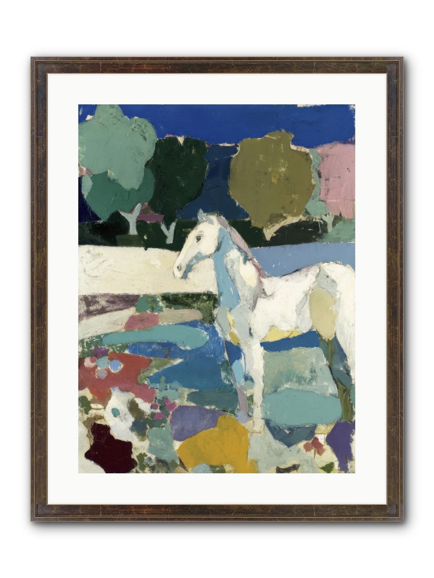 Hidden Valley Framed Print - Slimwoods Black/Gold 18x24