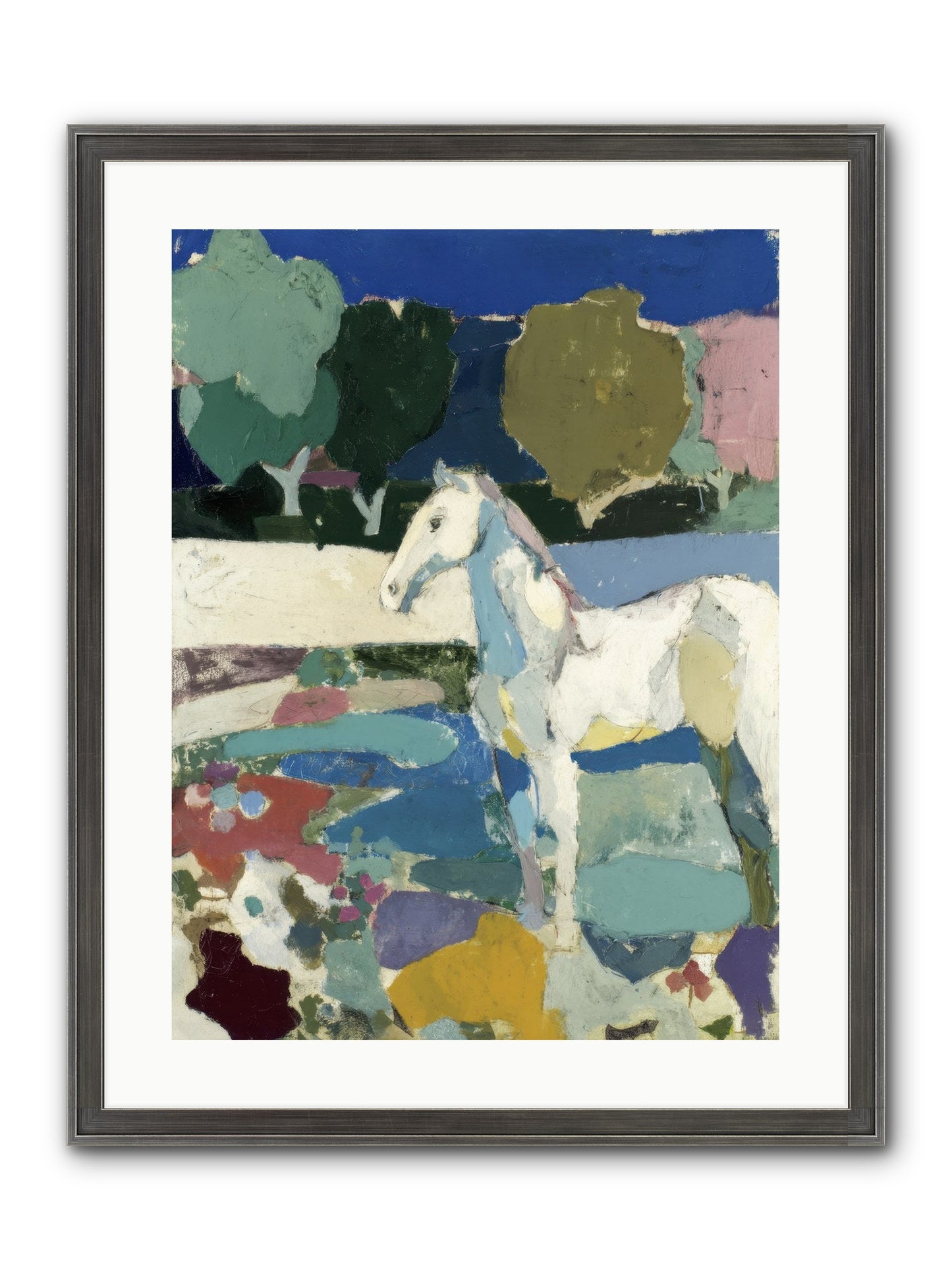 Hidden Valley Framed Print - Slimwoods Black/Silver 18x24