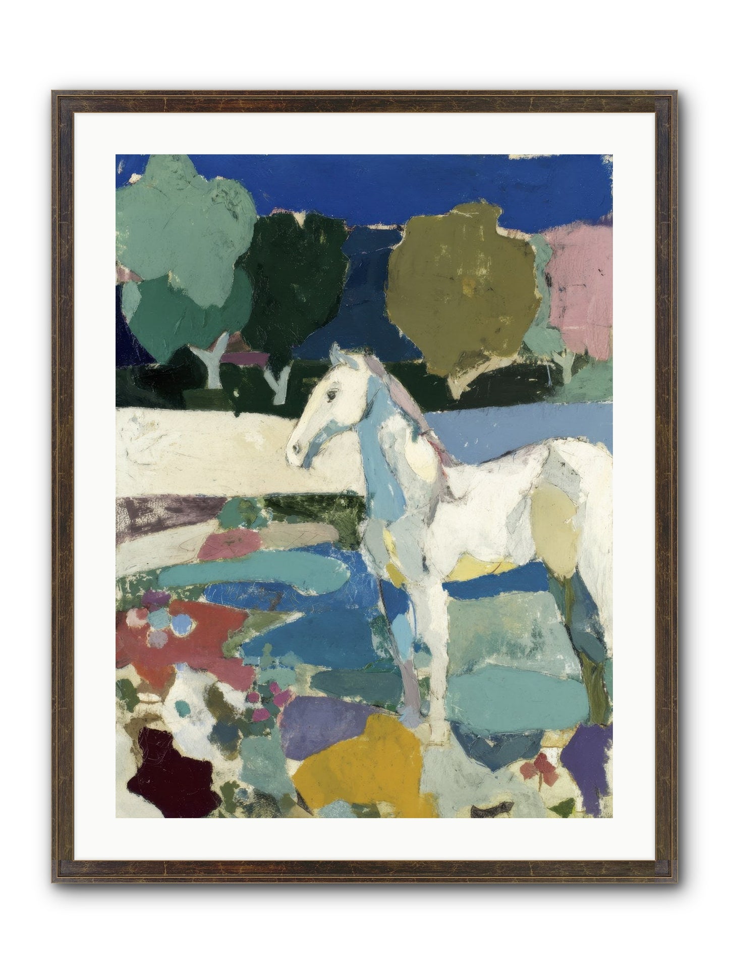 Hidden Valley Framed Print - Slimwoods Black/Gold 24x32