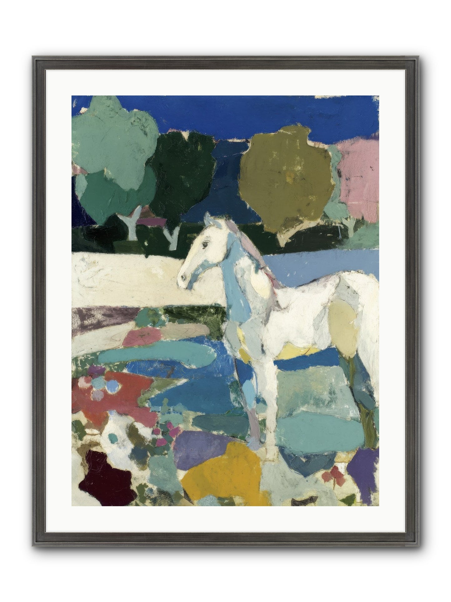 Hidden Valley Framed Print - Slimwoods Black/Silver 24x32