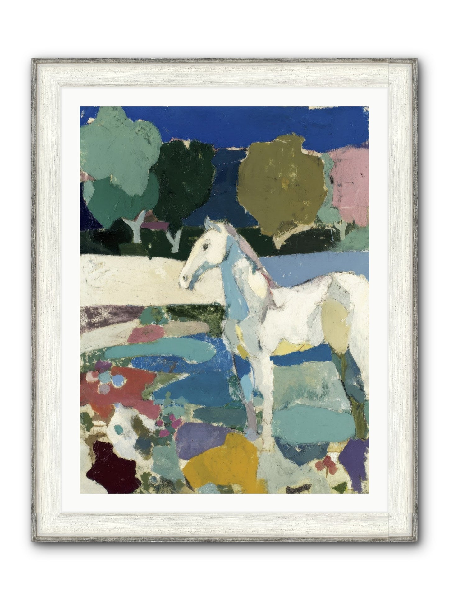 Hidden Valley Framed Print - Driftwood White 30x40