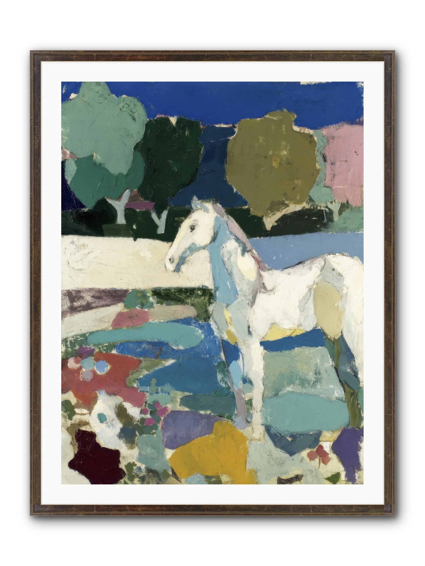Hidden Valley Framed Print - Slimwoods Black/Gold 30x40
