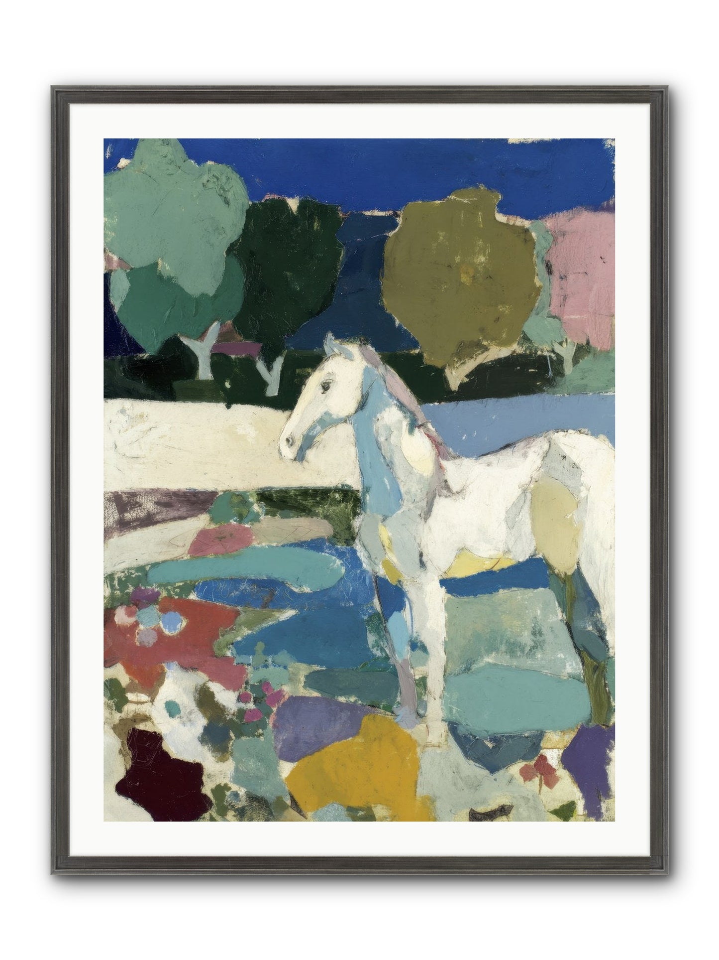 Hidden Valley Framed Print - Slimwoods Black/Silver 30x40