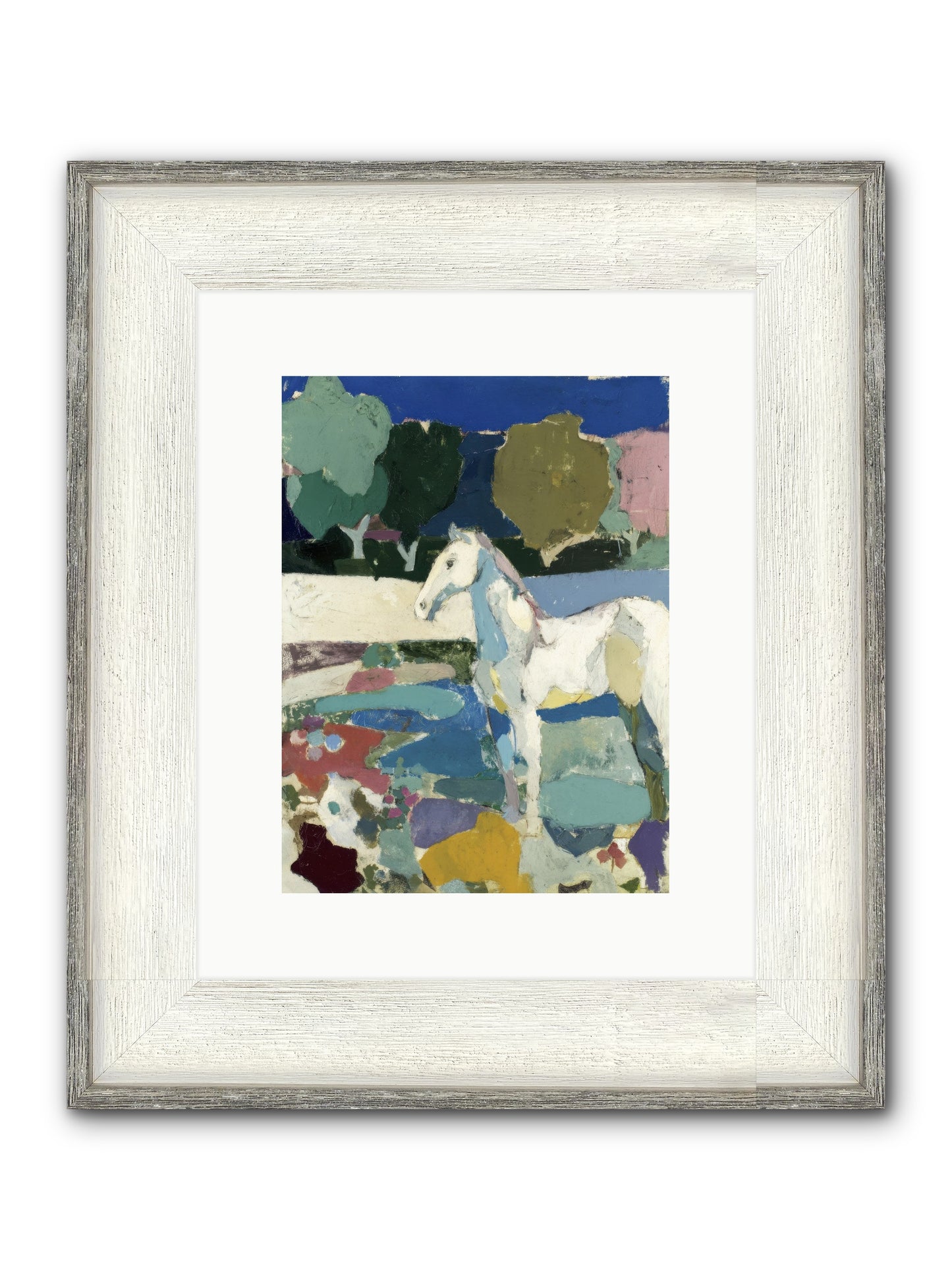Hidden Valley Framed Print - Driftwood White 9x12
