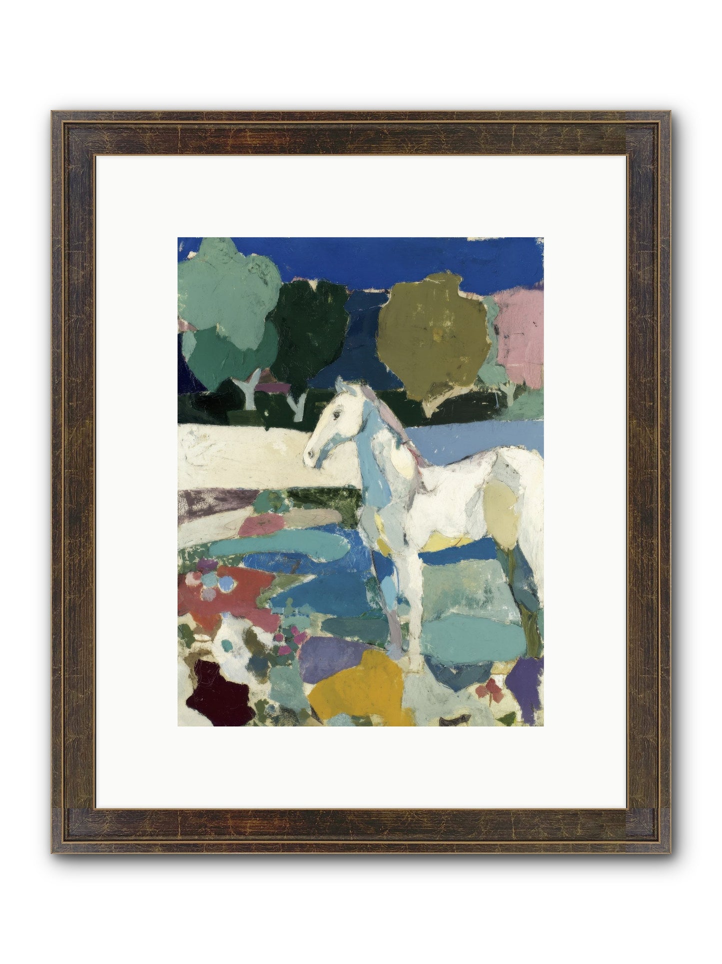 Hidden Valley Framed Print - Slimwoods Black/Gold 9x12
