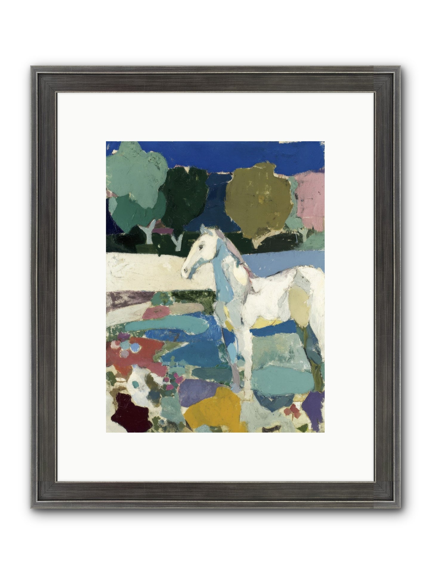 Hidden Valley Framed Print - Slimwoods Black/Silver 9x12