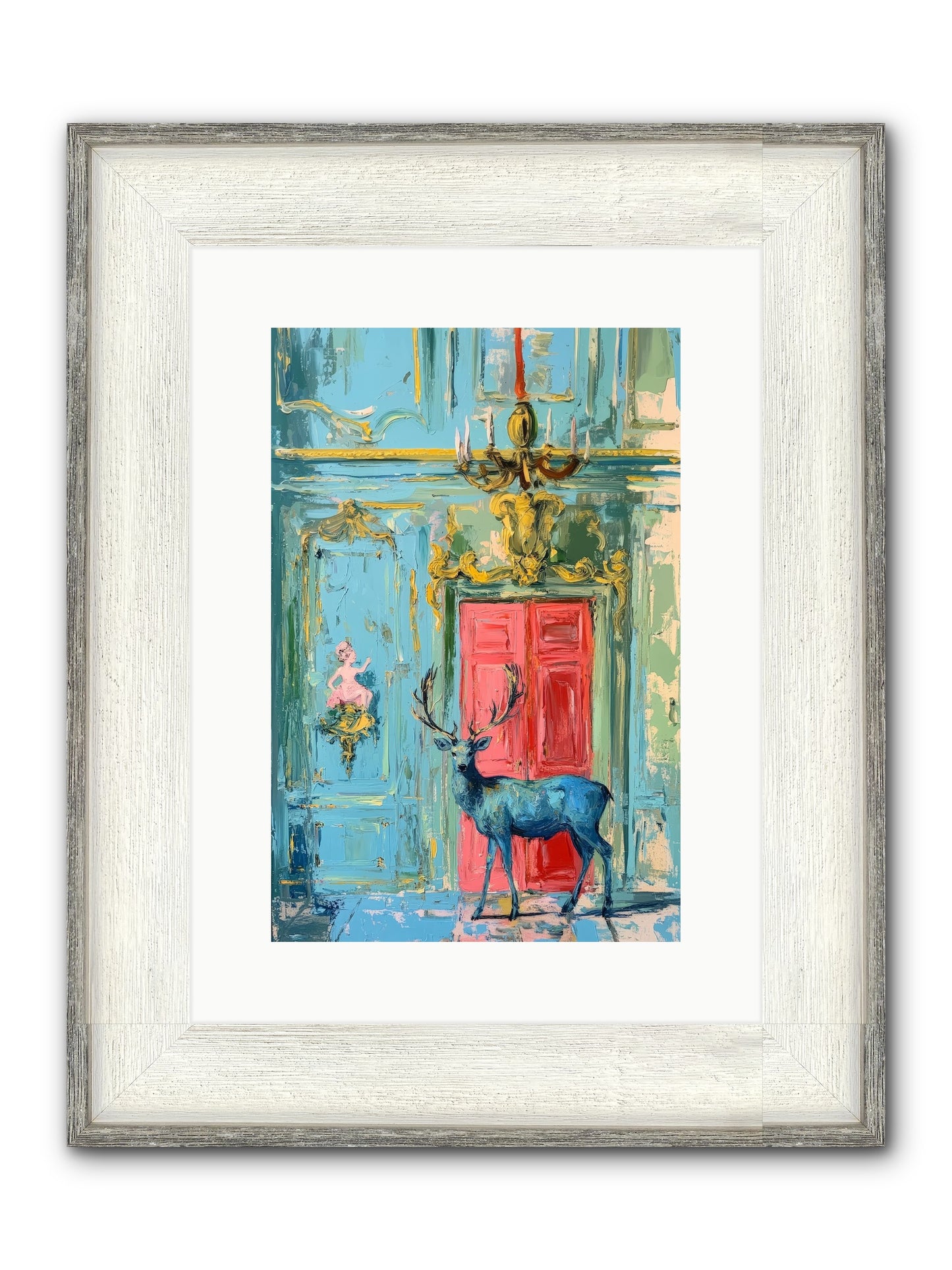 Highland Wanderer Framed Print - Driftwood White 10x15