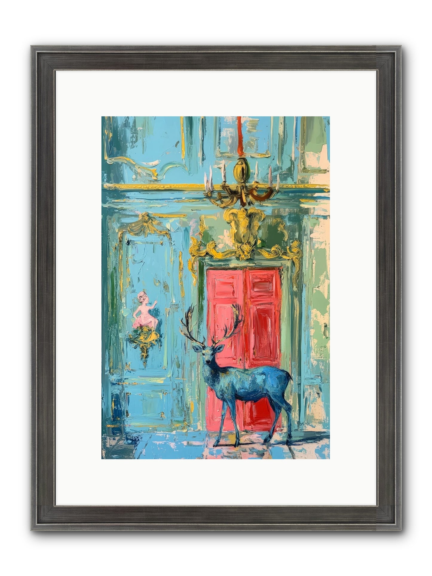 Highland Wanderer Framed Print - Slimwoods Black/Silver 10x15