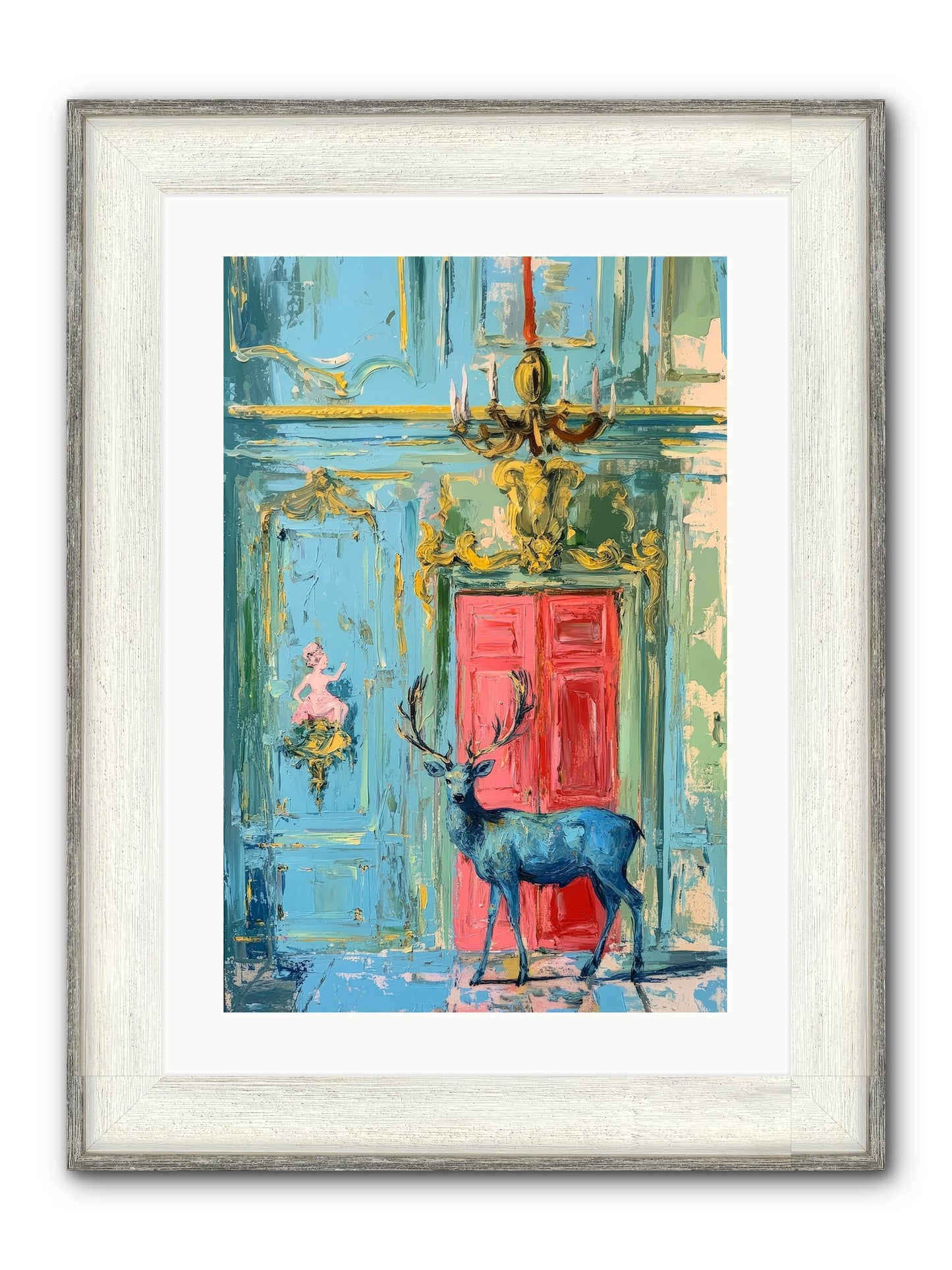 Highland Wanderer Framed Print - Driftwood White 16x24