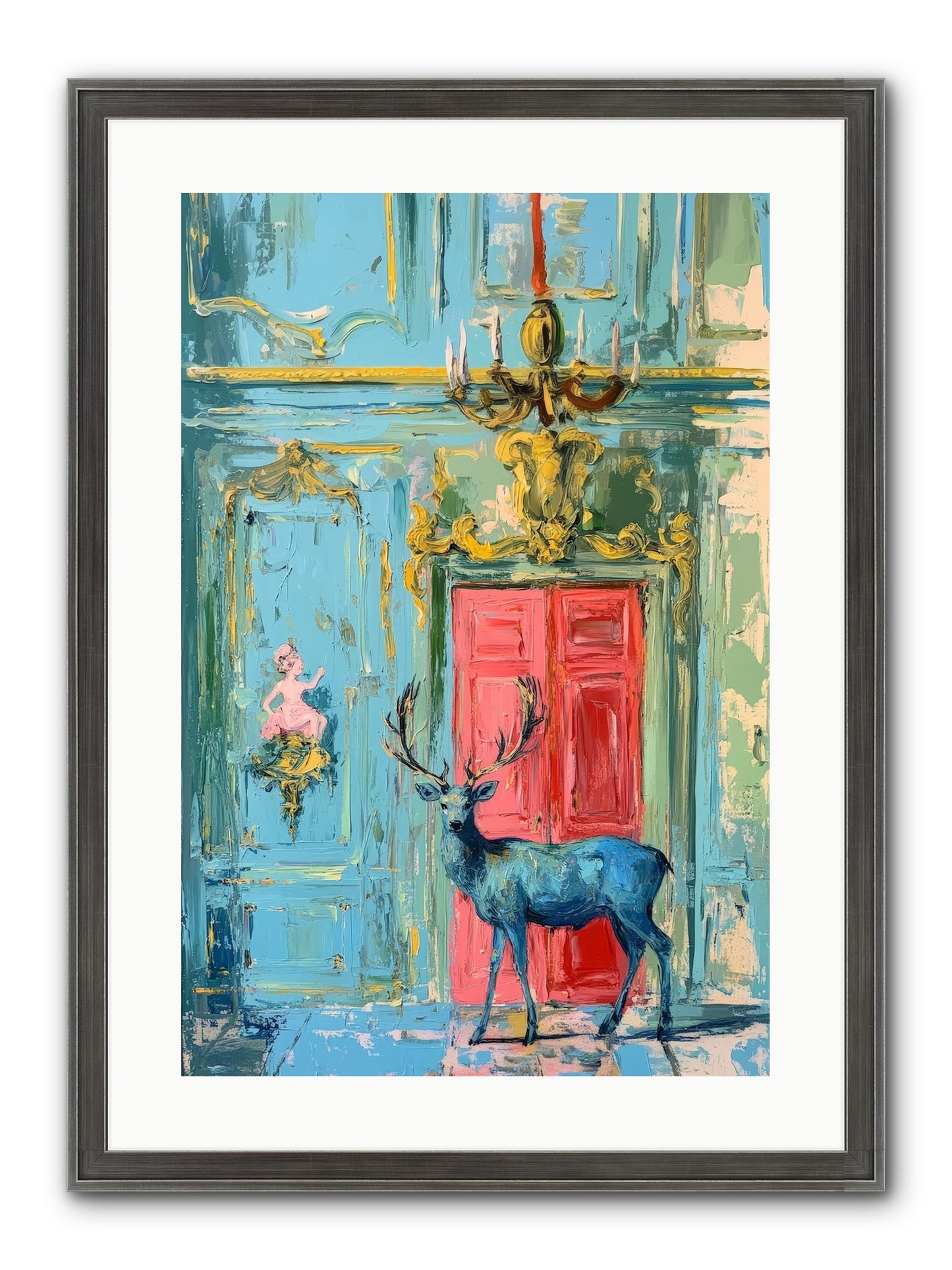 Highland Wanderer Framed Print - Slimwoods Black/Silver 16x24