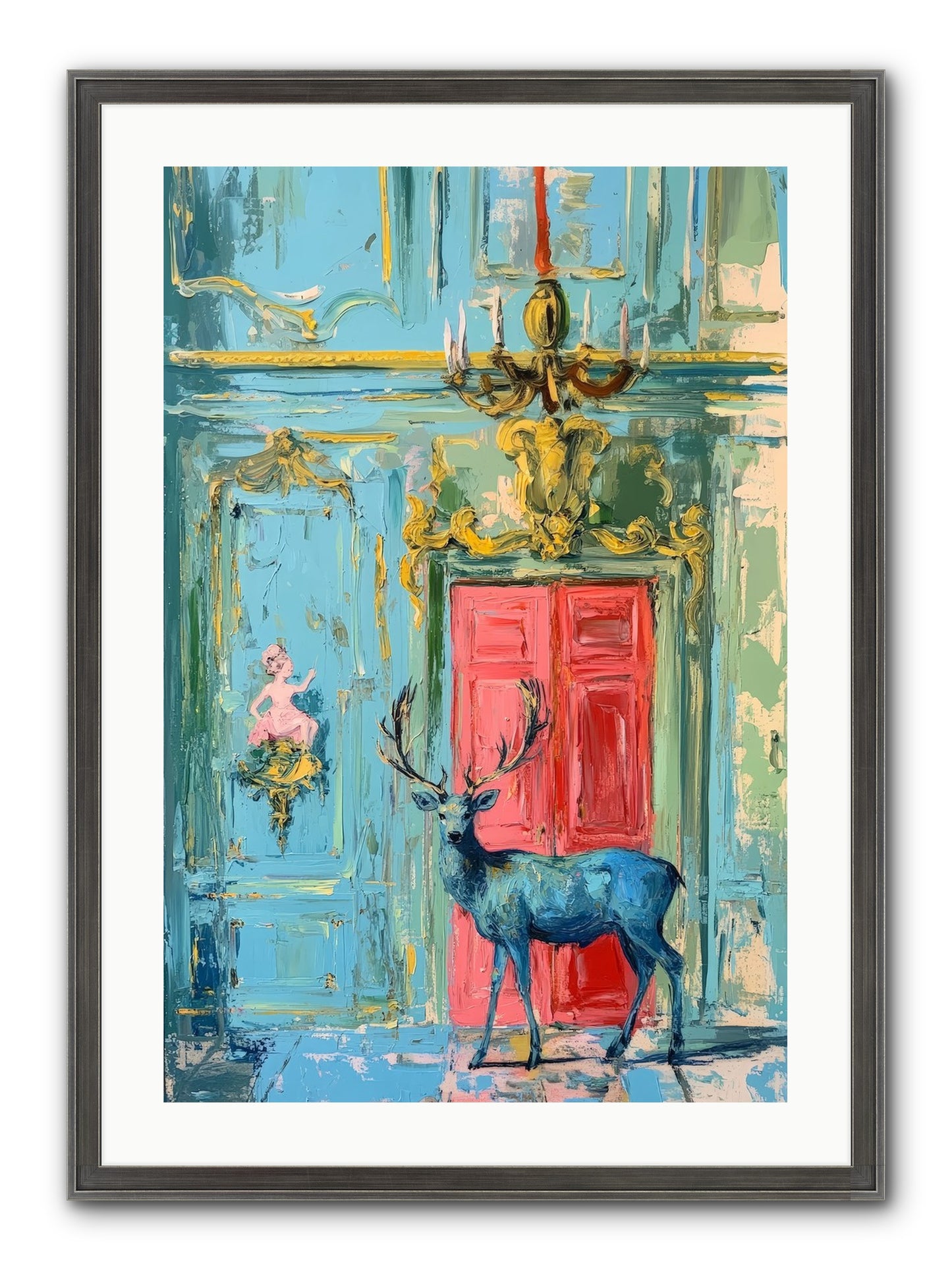 Highland Wanderer Framed Print - Slimwoods Black/Silver 20x30