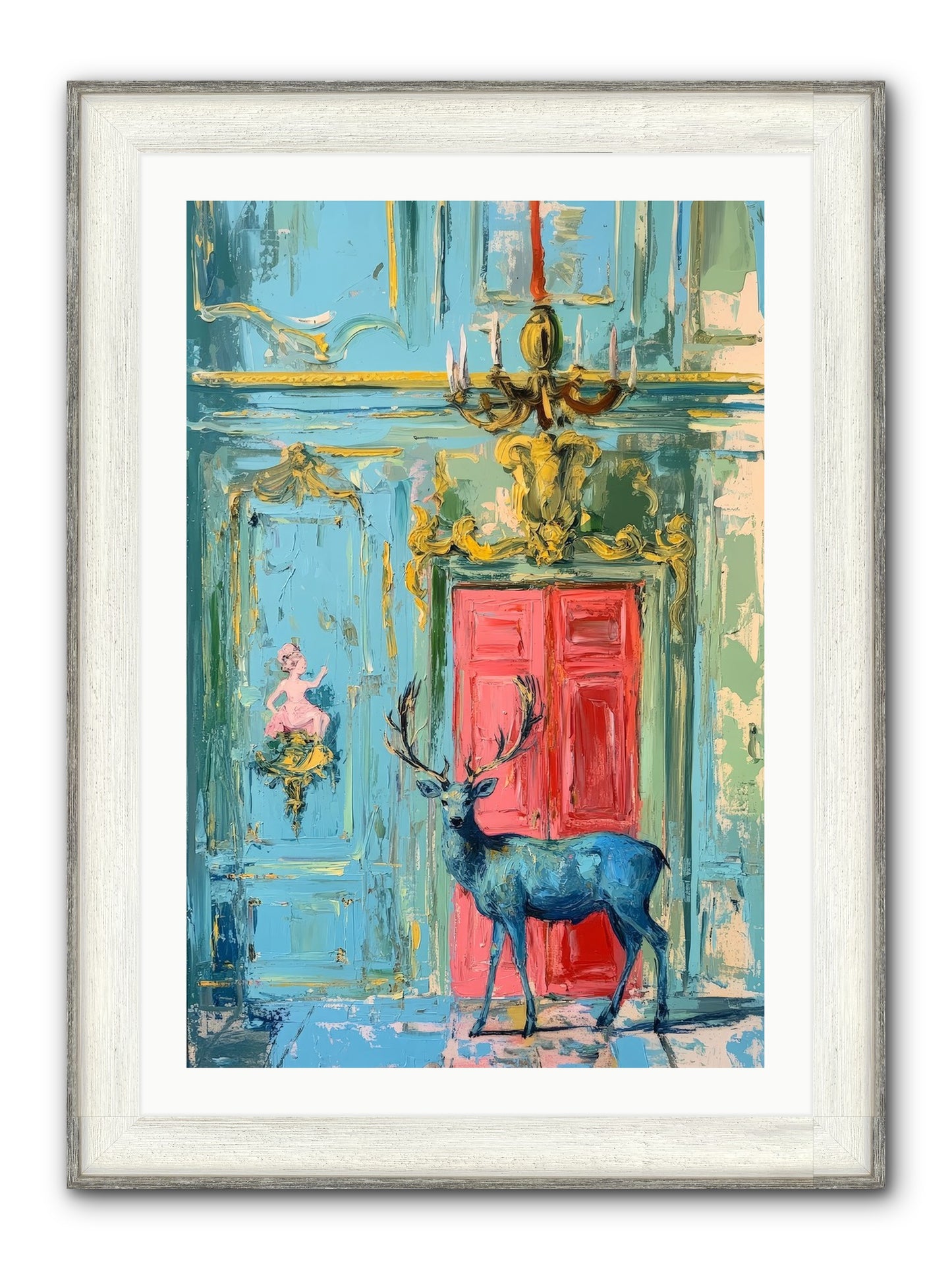 Highland Wanderer Framed Print - Driftwood White 24x36