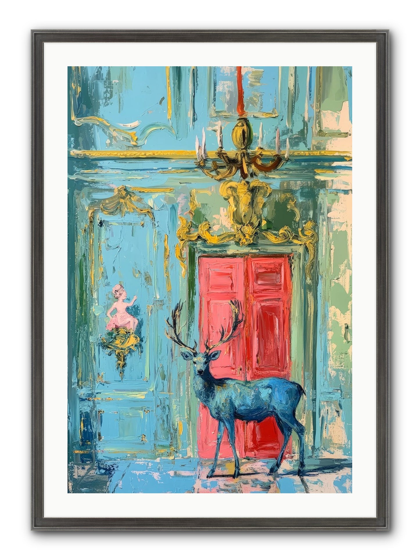 Highland Wanderer Framed Print - Slimwoods Black/Silver 24x36