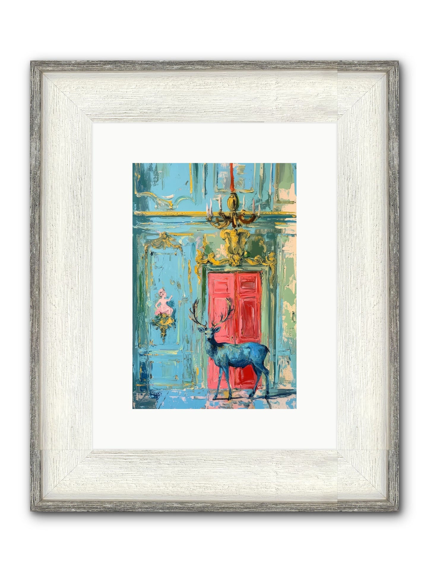 Highland Wanderer Framed Print - Driftwood White 8x12