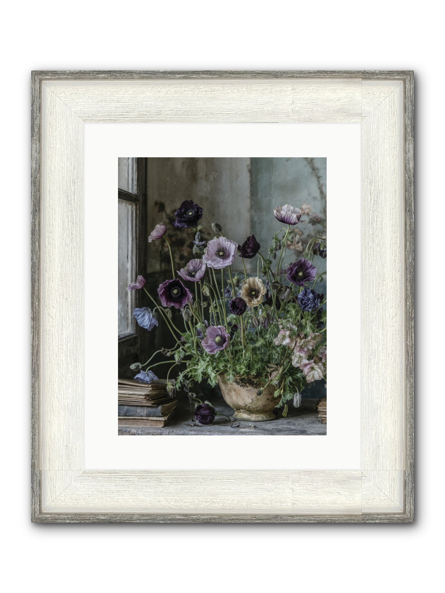 Highlands Framed Print - Driftwood White 12x16