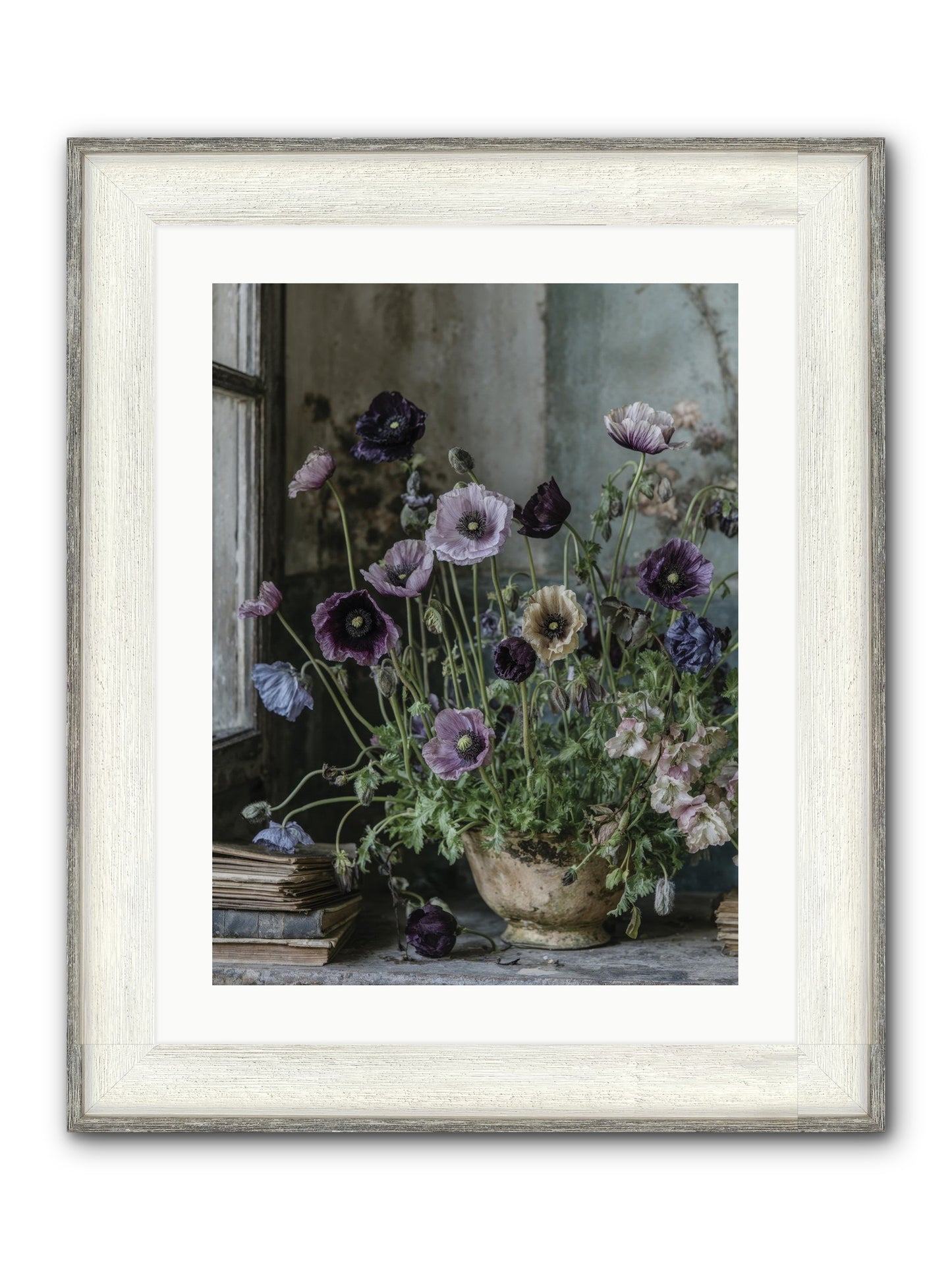 Highlands Framed Print - Driftwood White 18x24