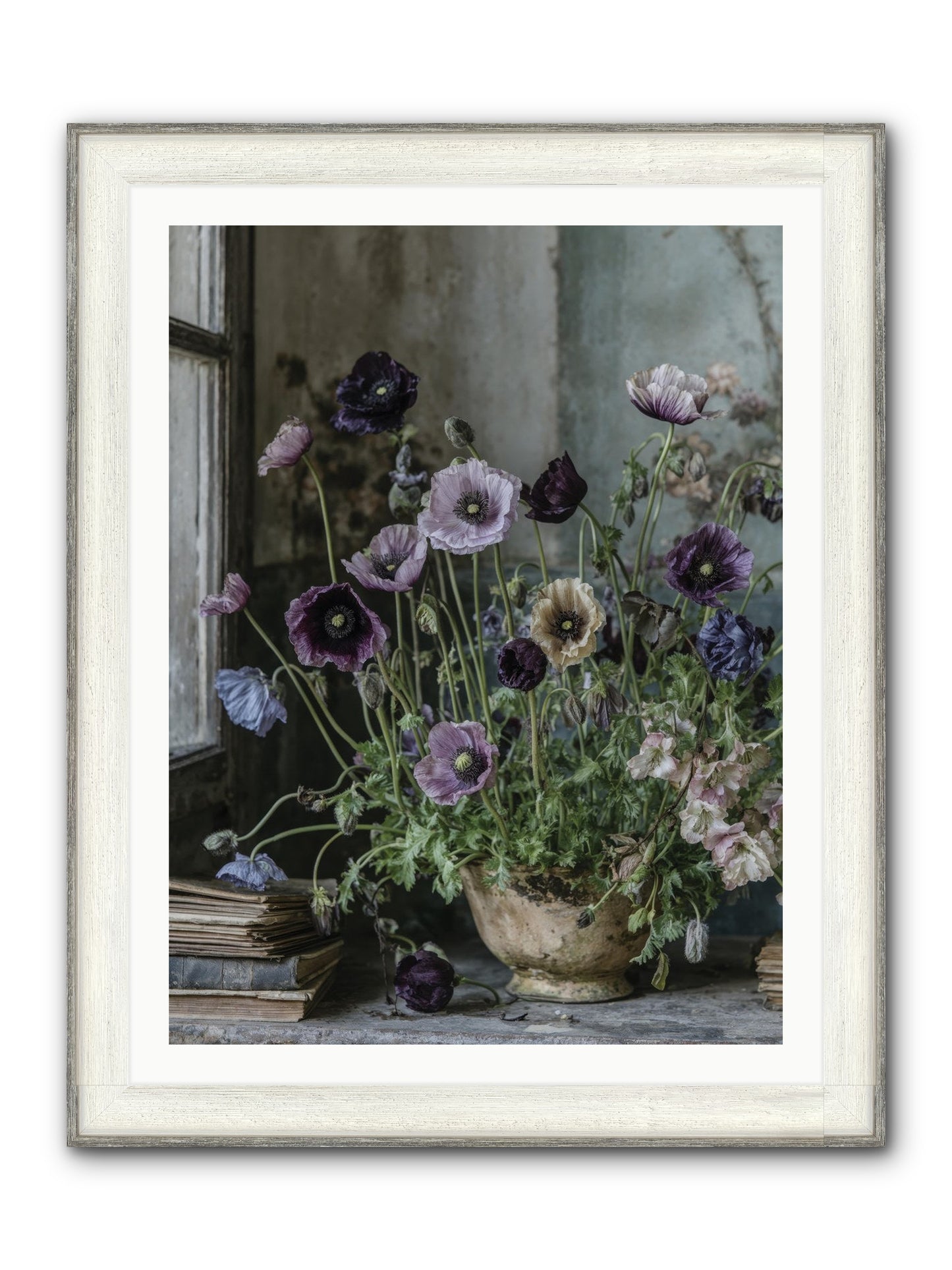 Highlands Framed Print - Driftwood White 30x40