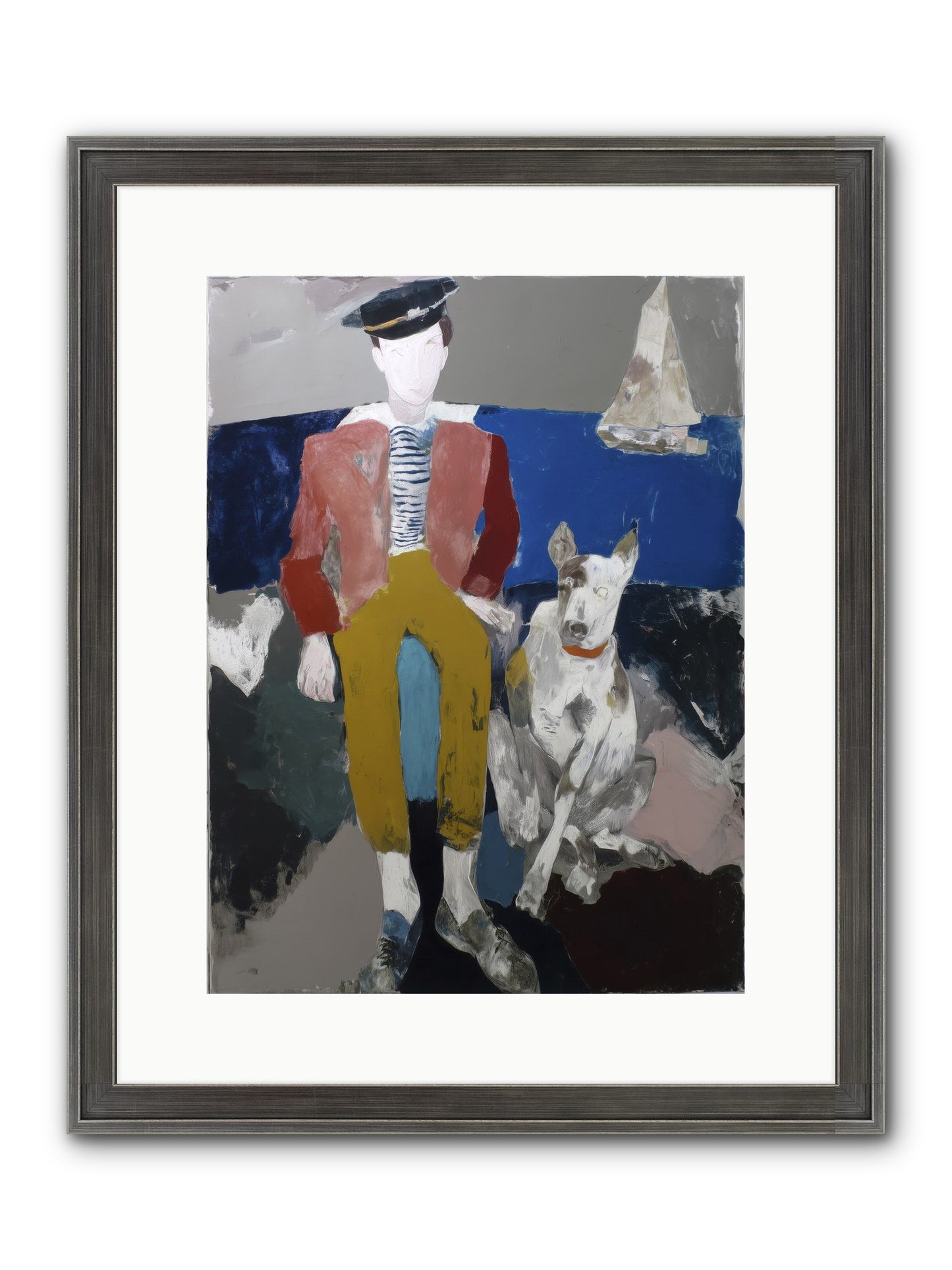 His Mortal Heart Framed Print - Slimwoods Black/Silver 12x16